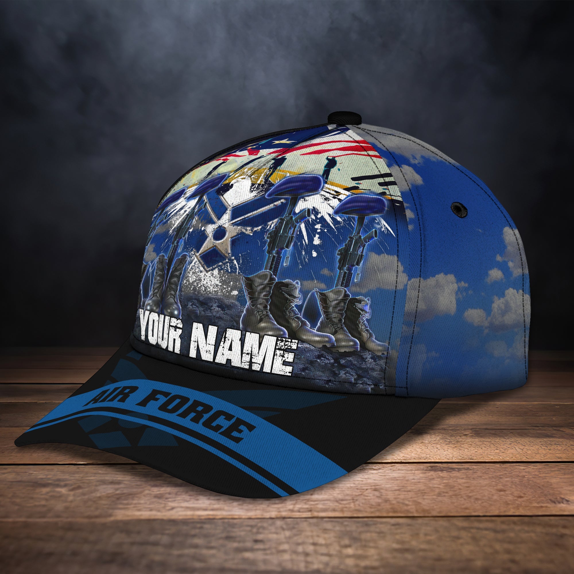 Custom Classic Cap - Personalized Name Trucker Hats Custom Hats Gifts For Men & Women