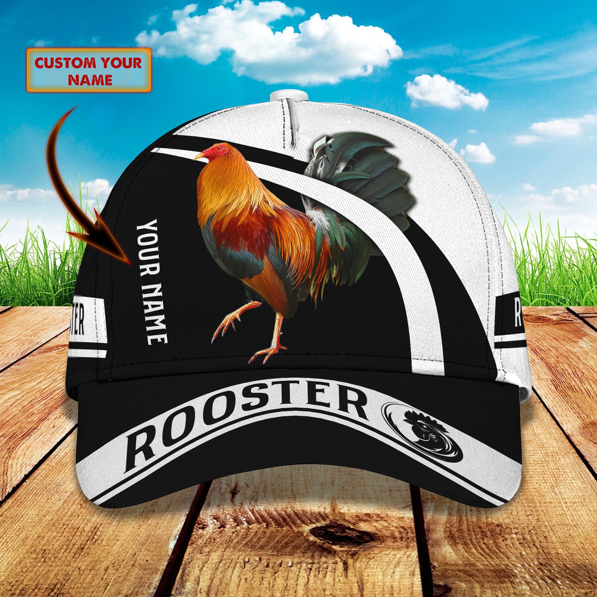 Custom Classic Cap - Personalized Name Trucker Hats Custom Hats Gifts For Men & Women