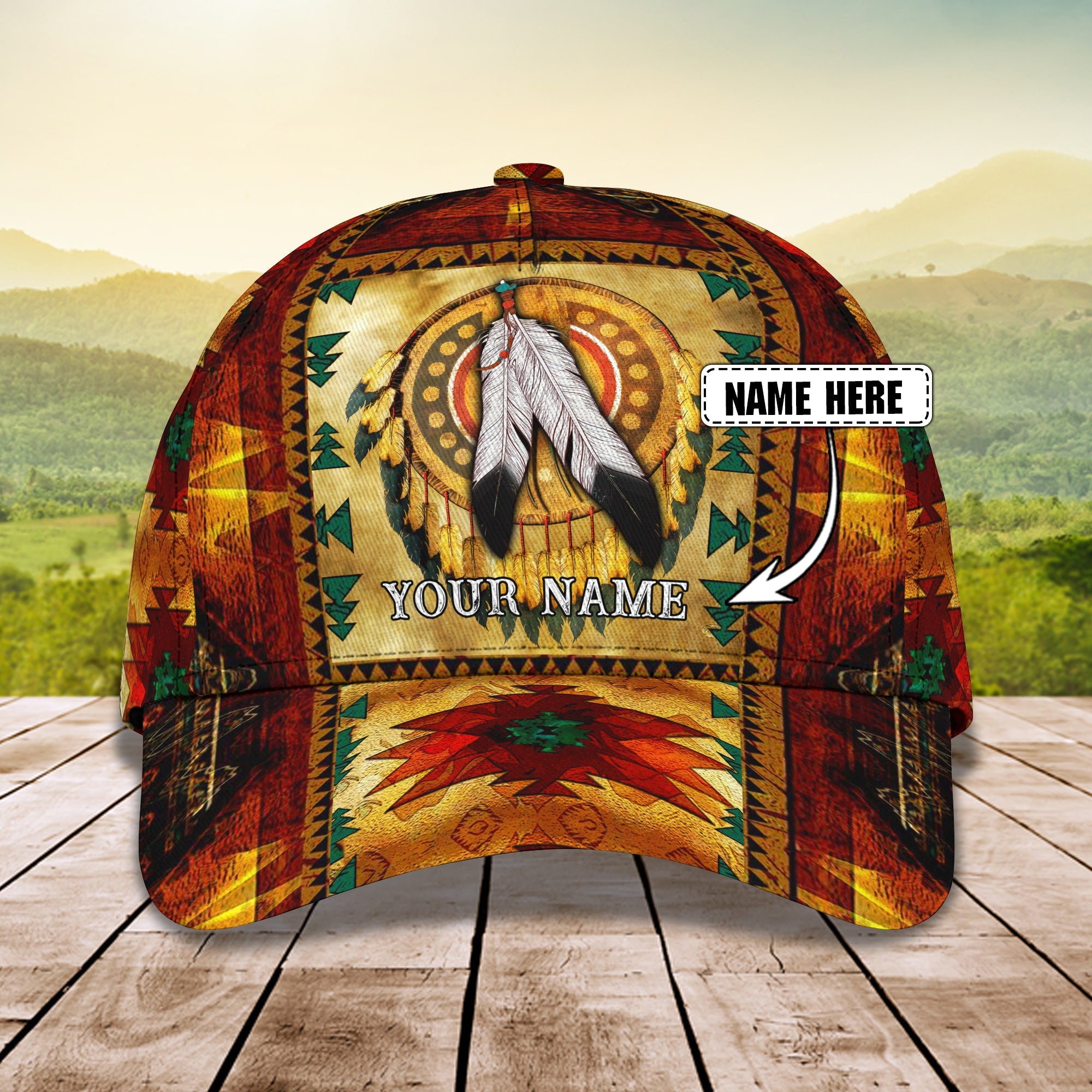 Custom Classic Cap - Personalized Name Trucker Hats Custom Hats Gifts For Men & Women