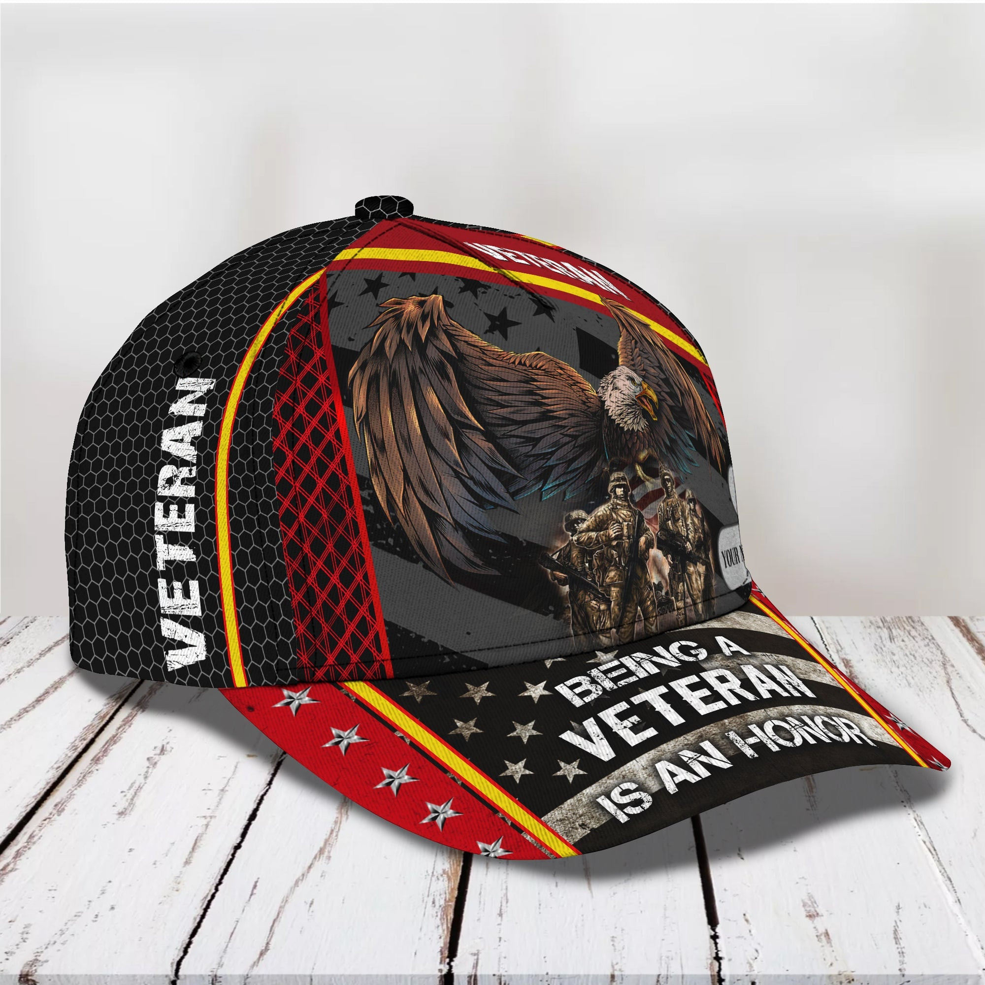 Custom Classic Cap - Personalized Name Trucker Hats Custom Hats Gifts For Men & Women