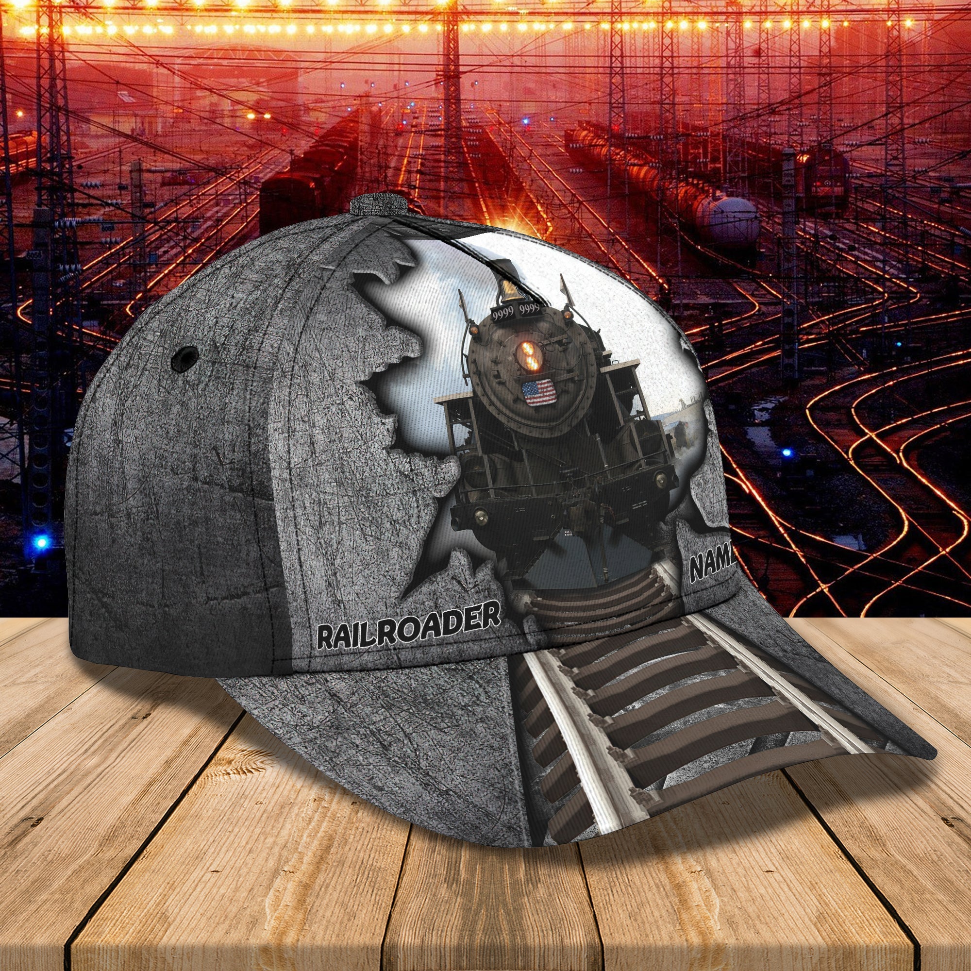 Custom Classic Cap - Personalized Name Trucker Hats Custom Hats Gifts For Men & Women