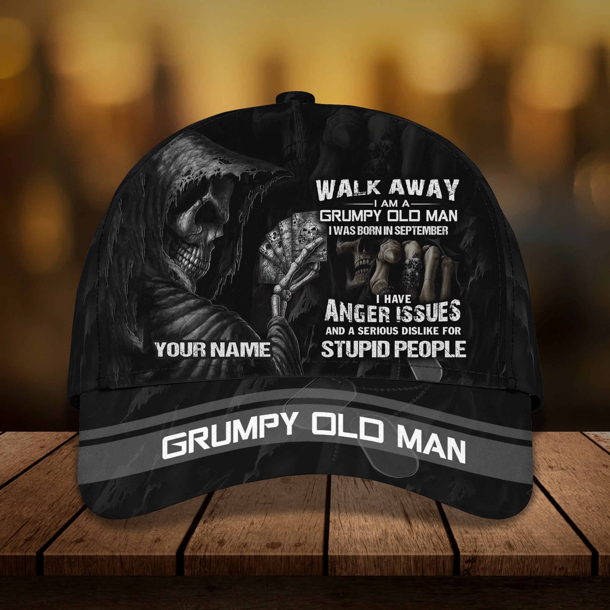 Custom Classic Cap - Personalized Name Trucker Hats Custom Hats Gifts For Men & Women