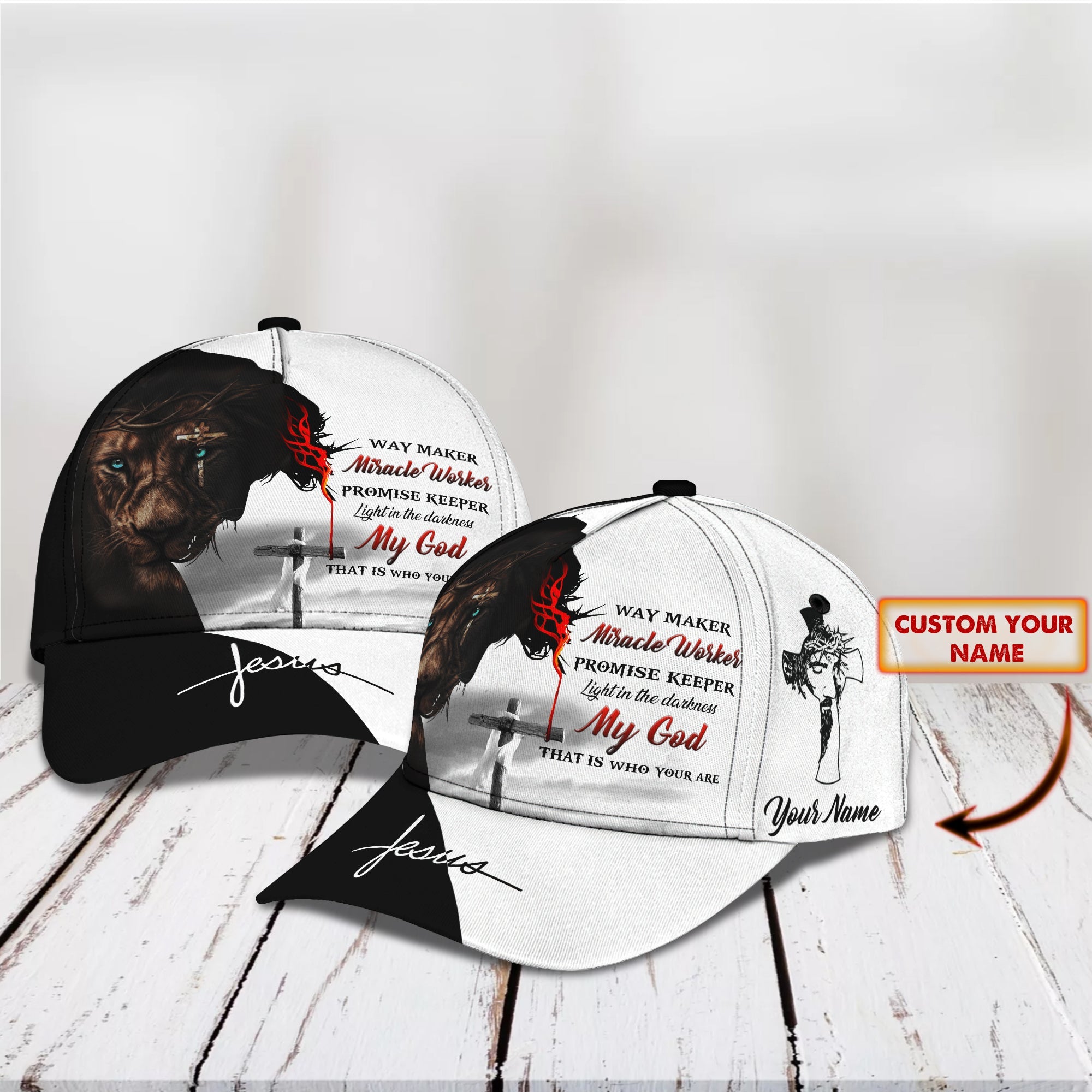 Custom Classic Cap - Personalized Name Trucker Hats Custom Hats Gifts For Men & Women