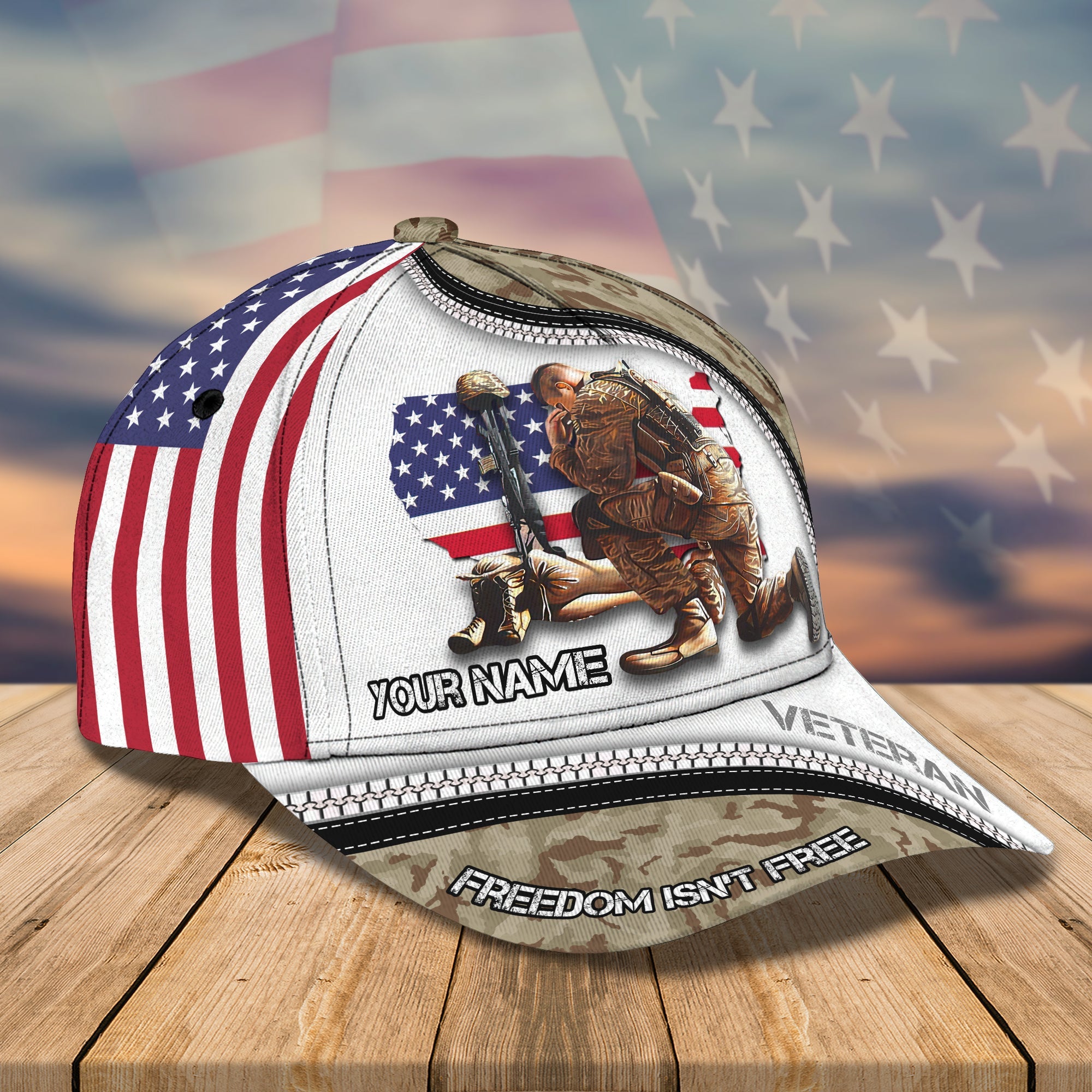 Custom Classic Cap - Personalized Name Trucker Hats Custom Hats Gifts For Men & Women
