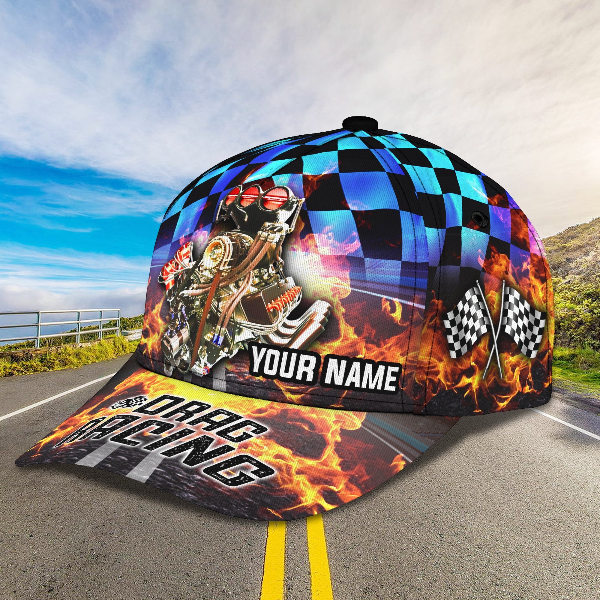 Custom Classic Cap - Personalized Name Trucker Hats Custom Hats Gifts For Men & Women