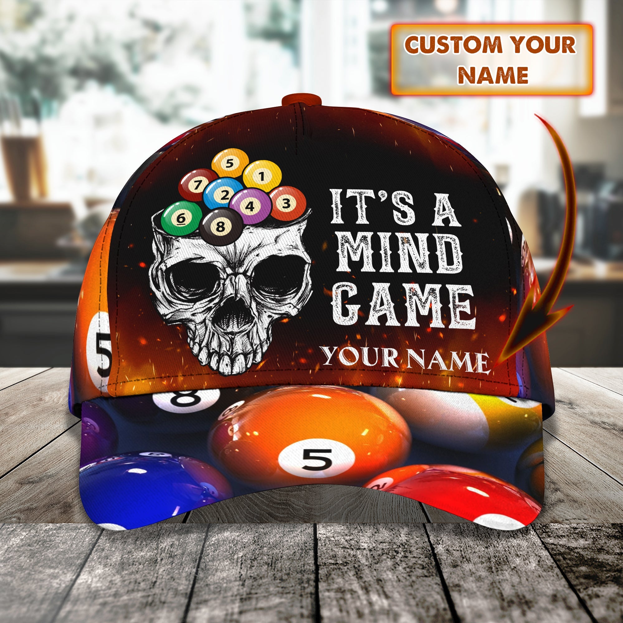 Custom Classic Cap - Personalized Name Trucker Hats Custom Hats Gifts For Men & Women