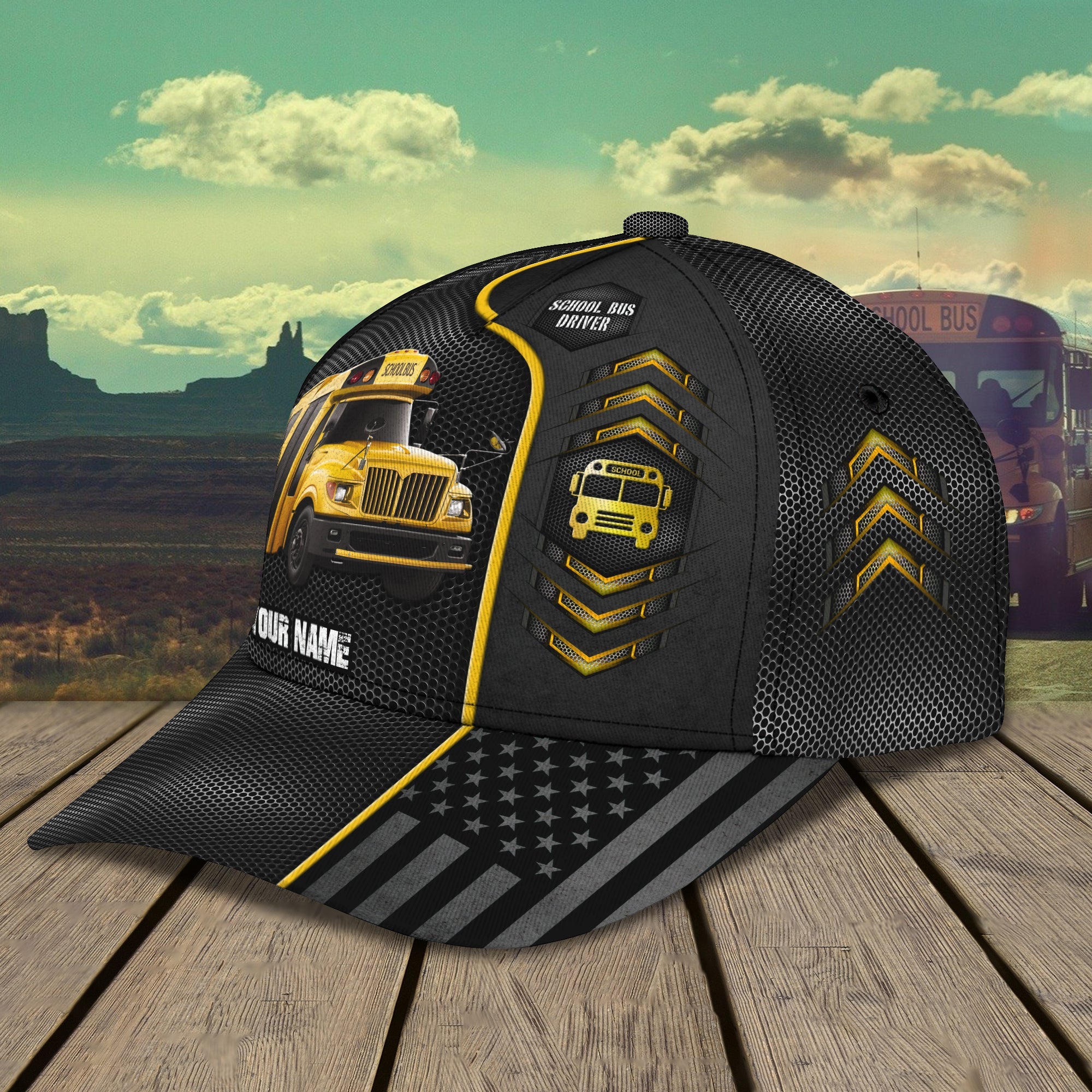 Custom Classic Cap - Personalized Name Trucker Hats Custom Hats Gifts For Men & Women
