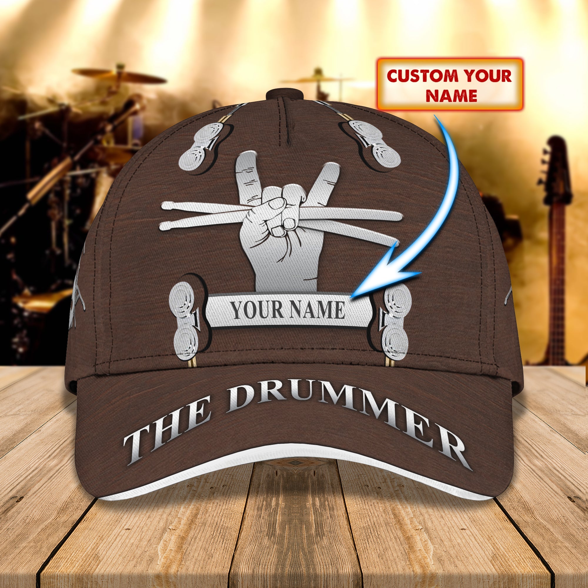Custom Classic Cap - Personalized Name Trucker Hats Custom Hats Gifts For Men & Women