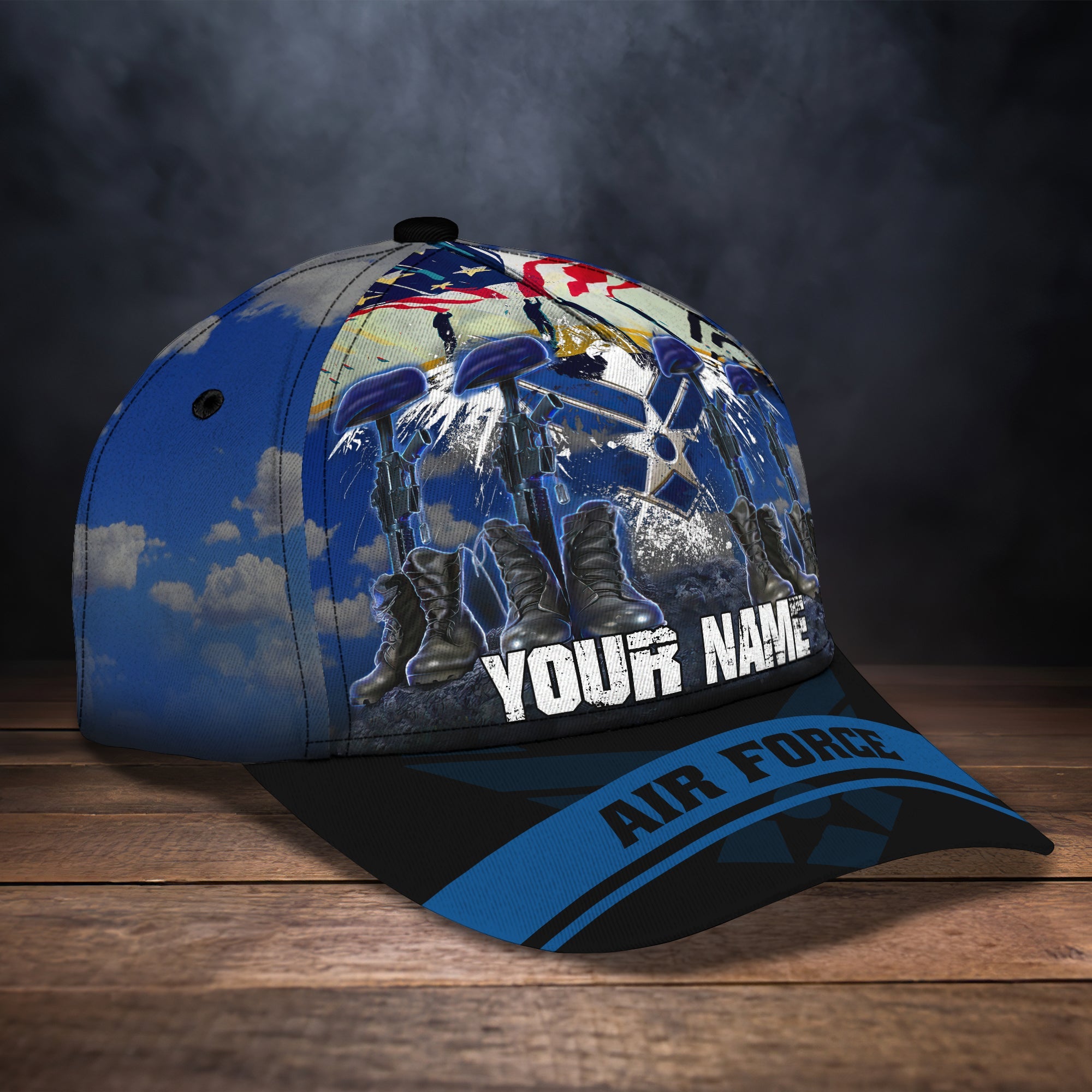 Custom Classic Cap - Personalized Name Trucker Hats Custom Hats Gifts For Men & Women