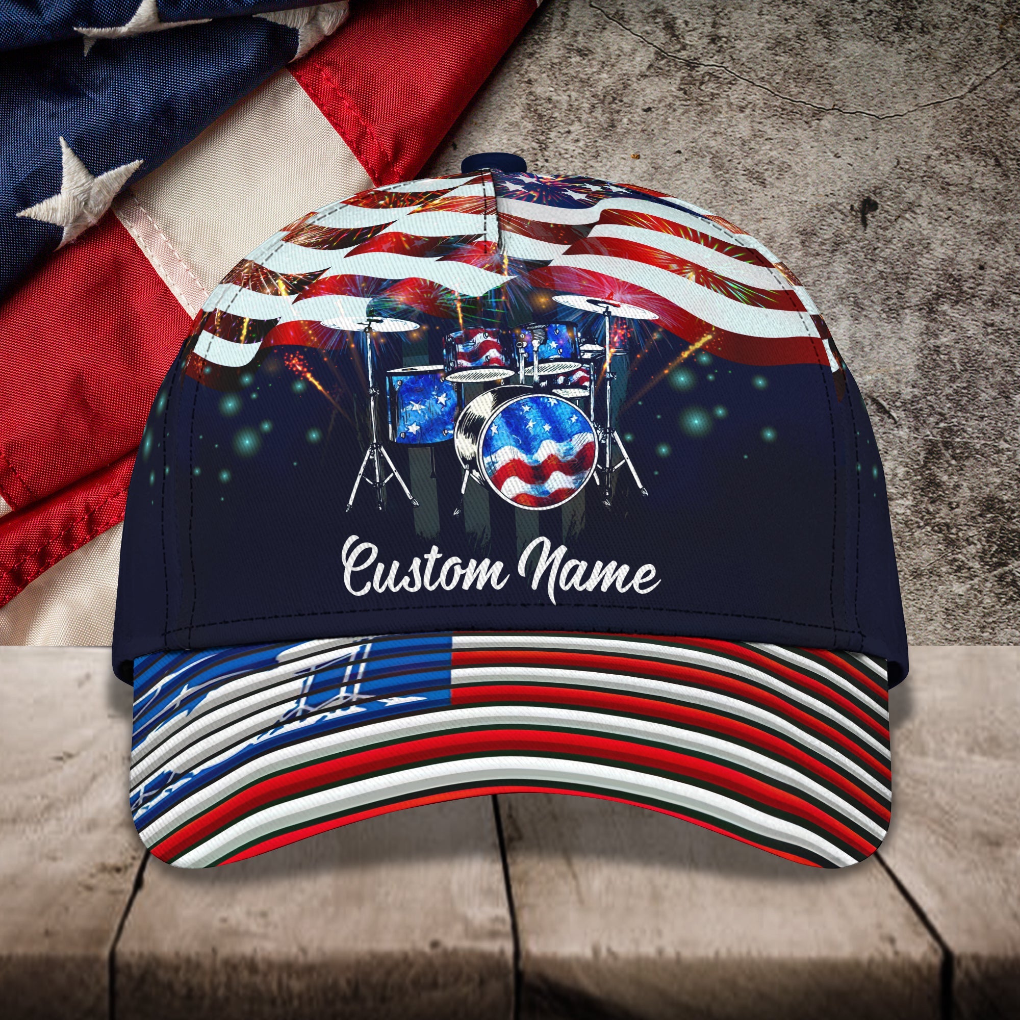 Custom Classic Cap - Personalized Name Trucker Hats Custom Hats Gifts For Men & Women
