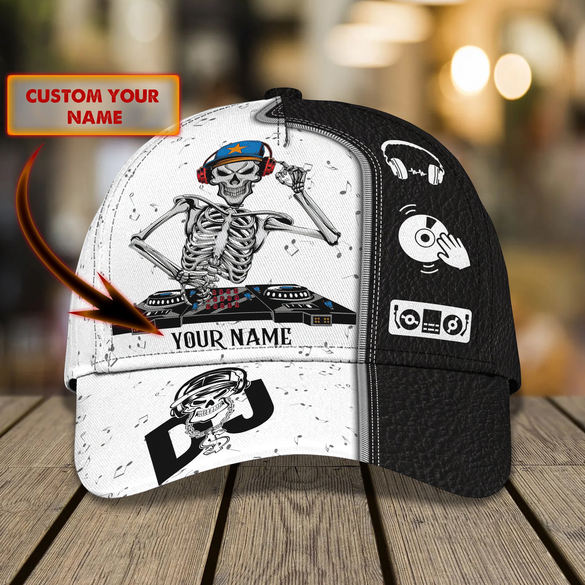 Custom Classic Cap - Personalized Name Trucker Hats Custom Hats Gifts For Men & Women