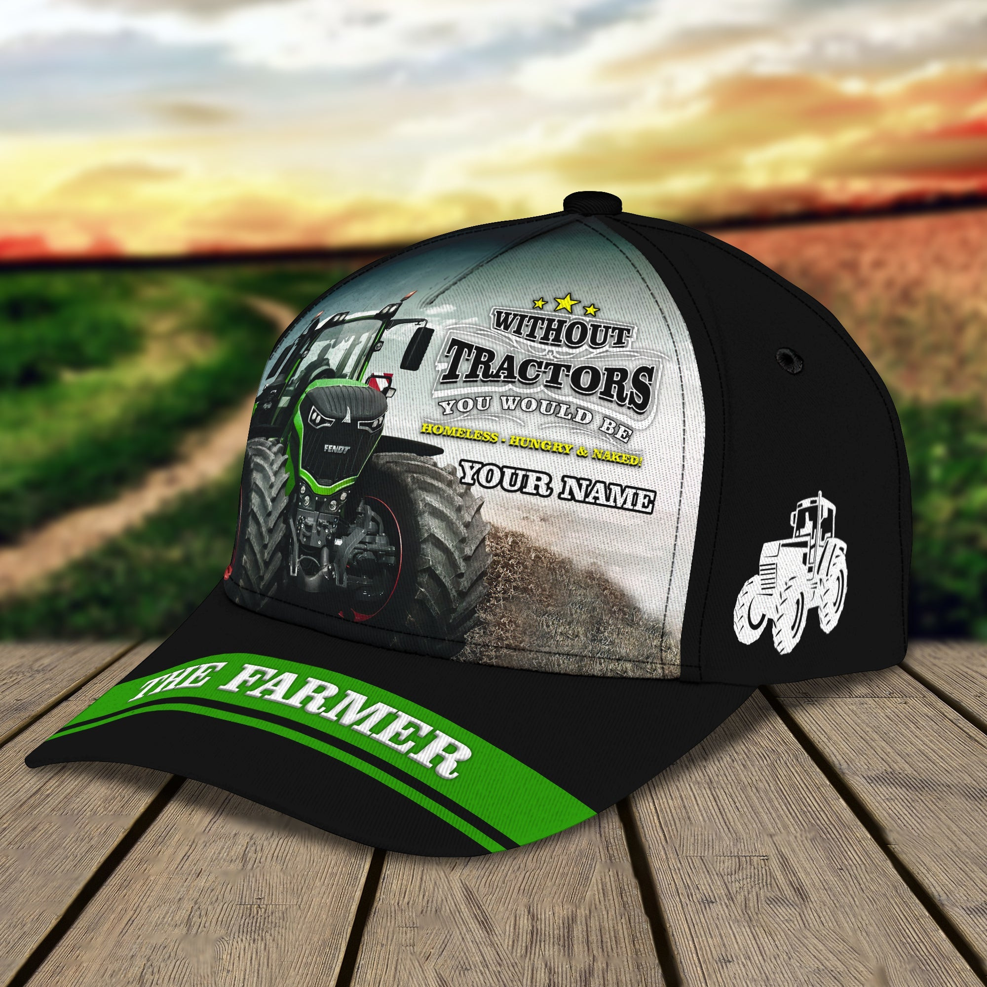 Custom Classic Cap - Personalized Name Trucker Hats Custom Hats Gifts For Men & Women