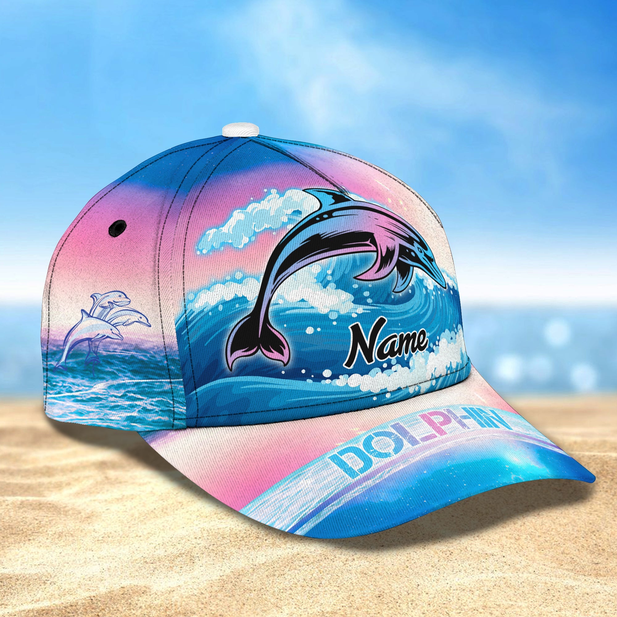 Custom Classic Cap - Personalized Name  - Adjustable Strap Trucker Hats Custom Hats Gifts For Men & Women