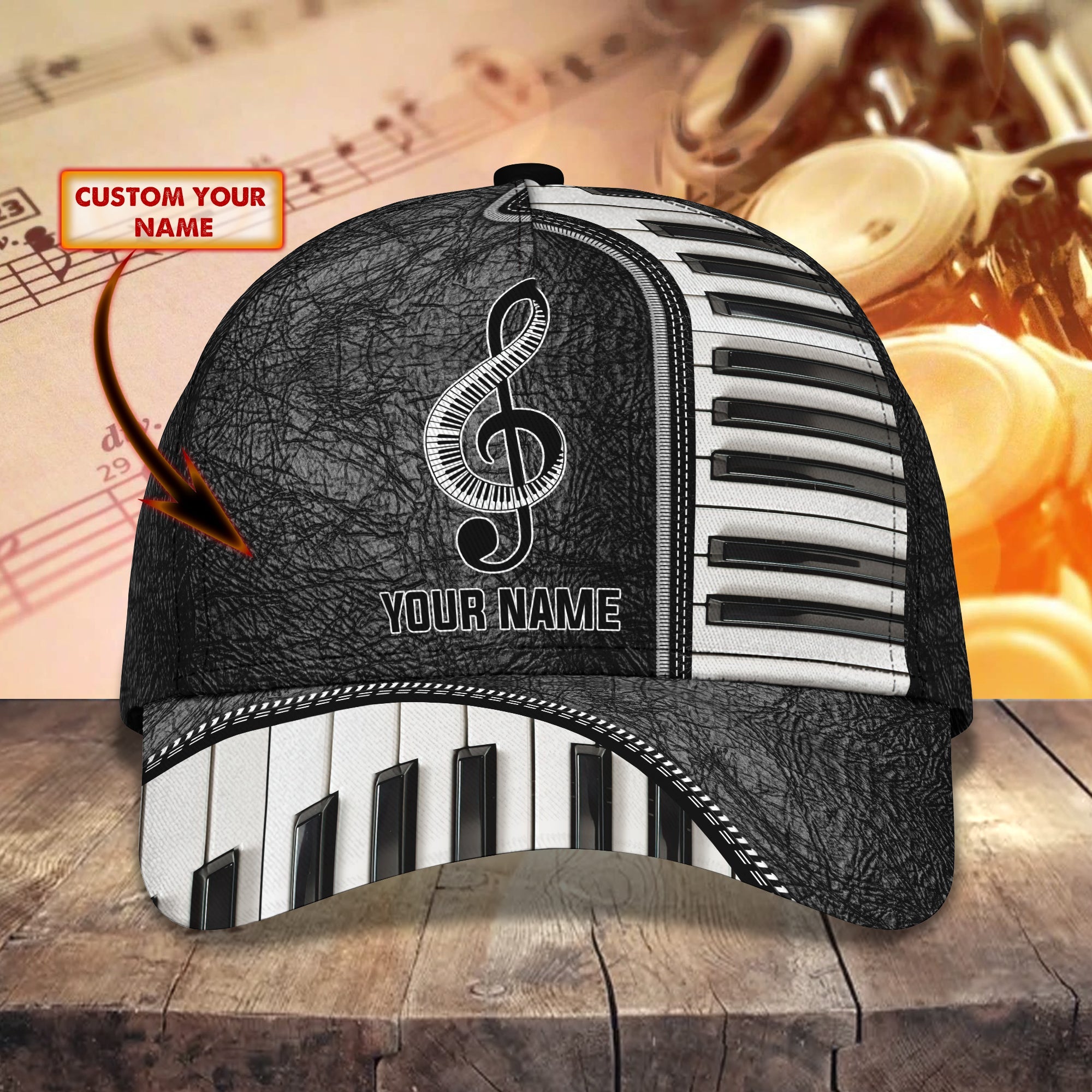 Custom Classic Cap - Personalized Name  - Bhn Trucker Hats Custom Hats Gifts For Men & Women
