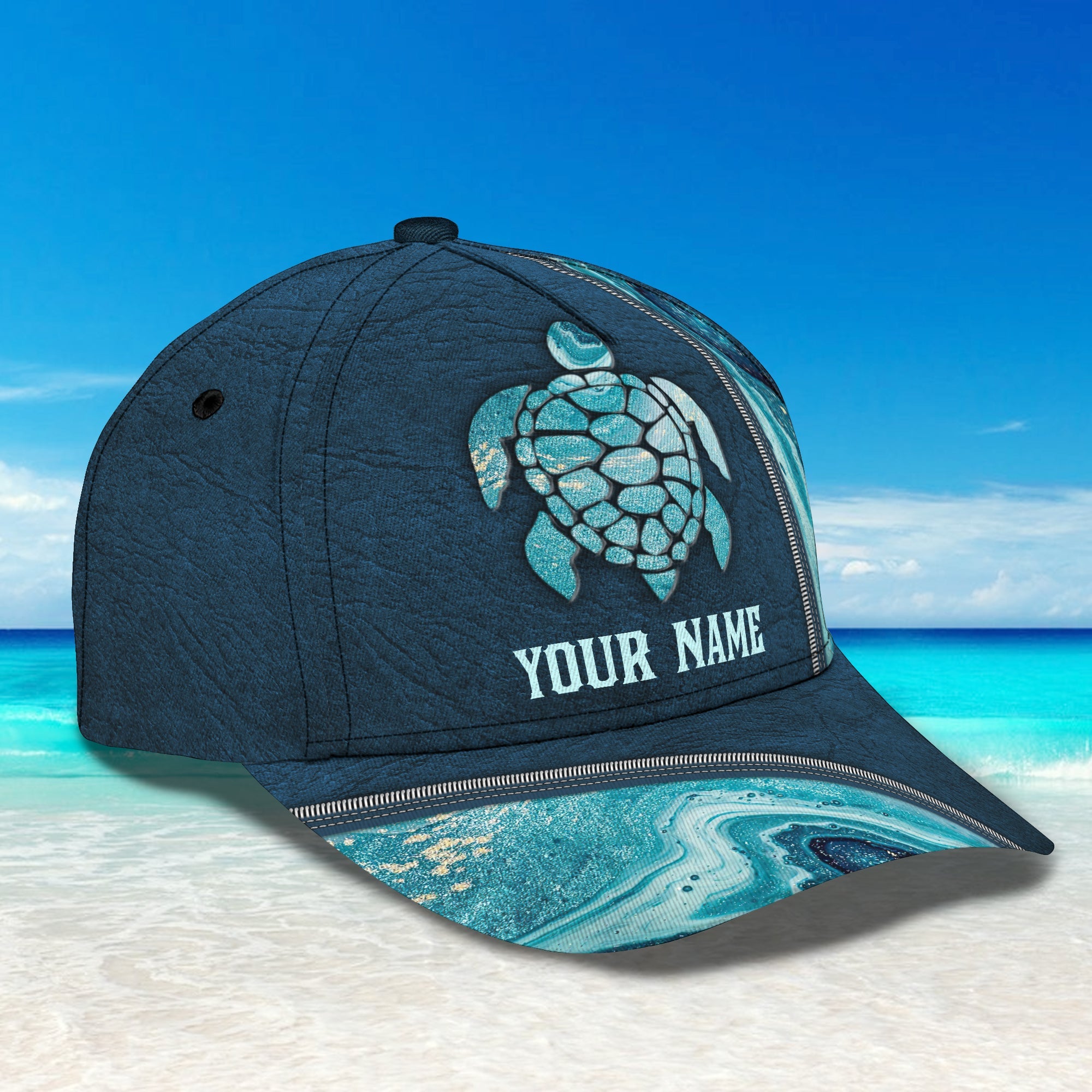 Custom Classic Cap - Personalized Name  - Black Trucker Hats Custom Hats Gifts For Men & Women