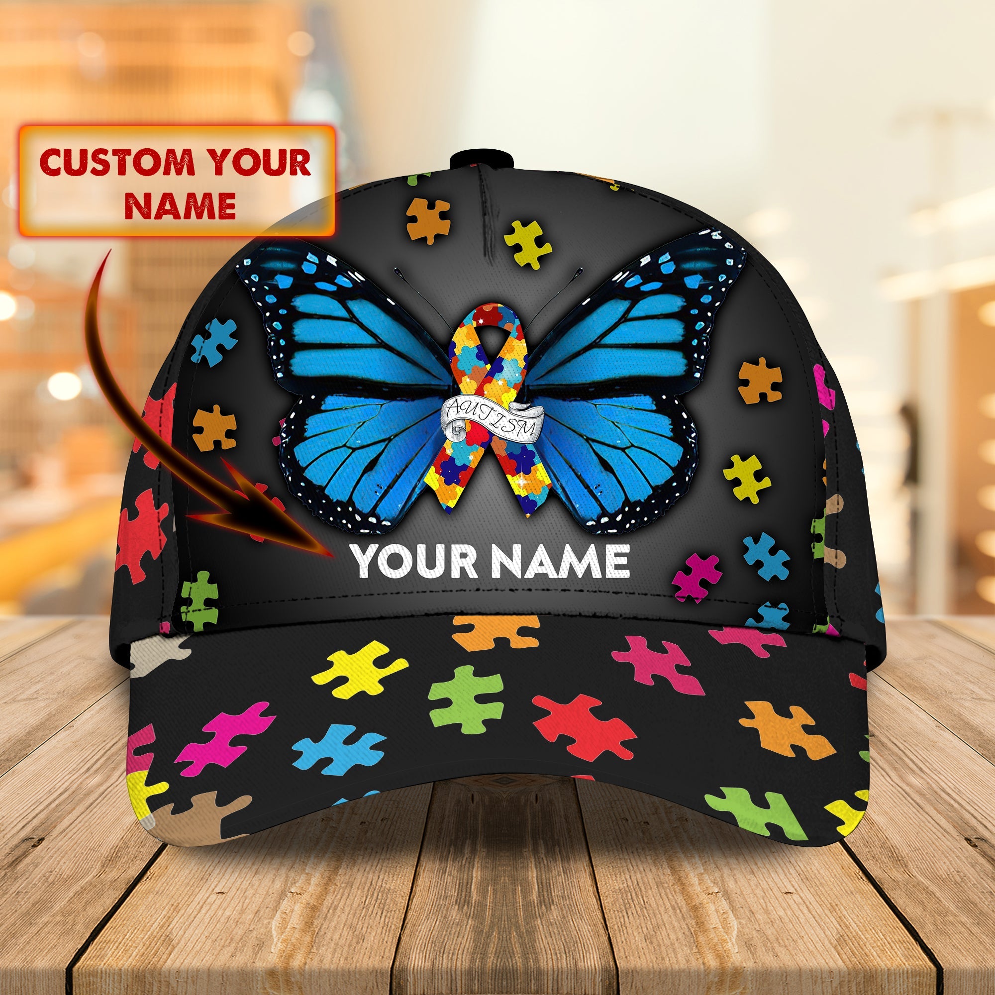Custom Classic Cap - Personalized Name Cap Trucker Hats Custom Hats Gifts For Men & Women