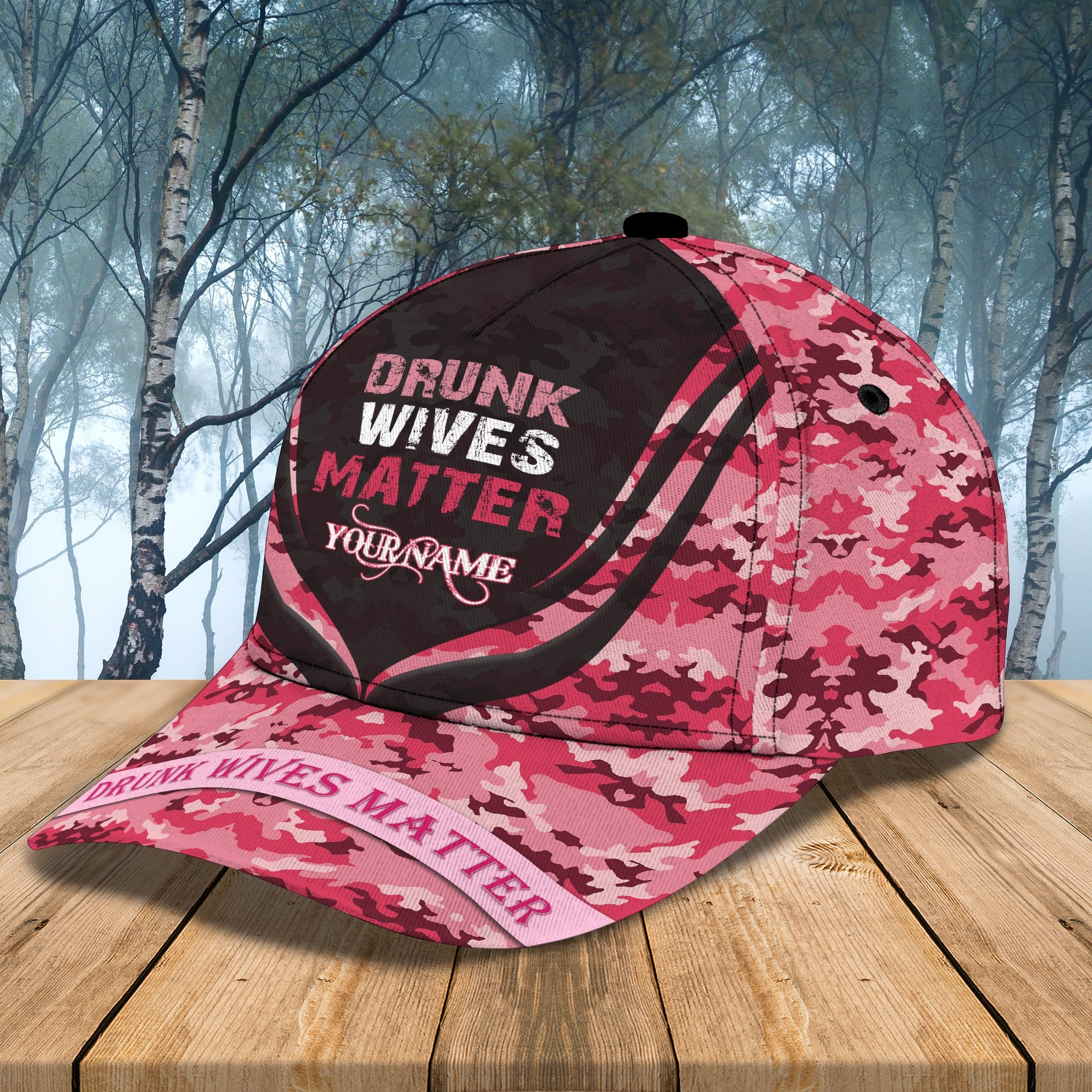 Custom Classic Cap - Personalized Name Cap - Ideal Gift For Wives Trucker Hats Custom Hats Gifts For Men & Women