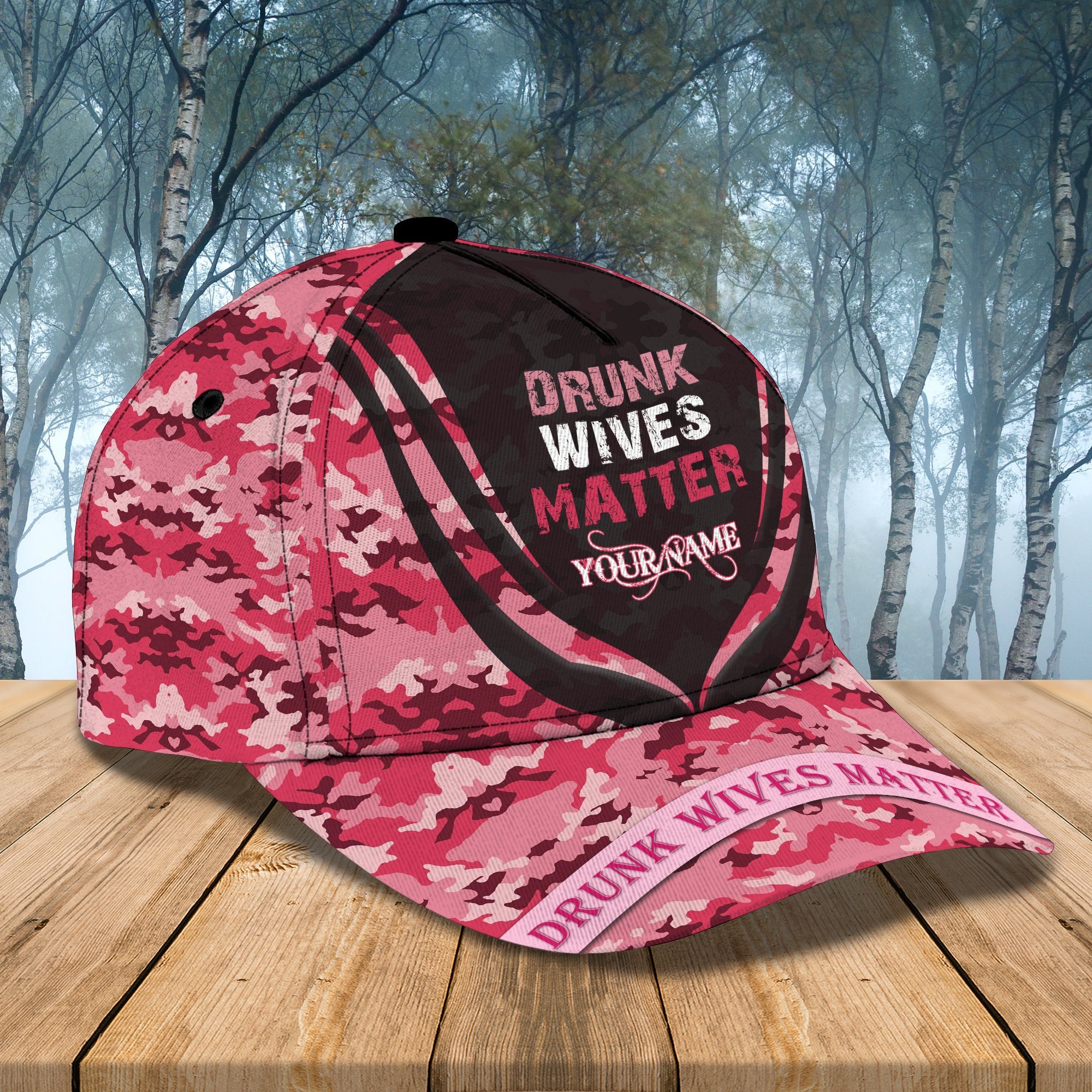 Custom Classic Cap - Personalized Name Cap - Ideal Gift For Wives Trucker Hats Custom Hats Gifts For Men & Women