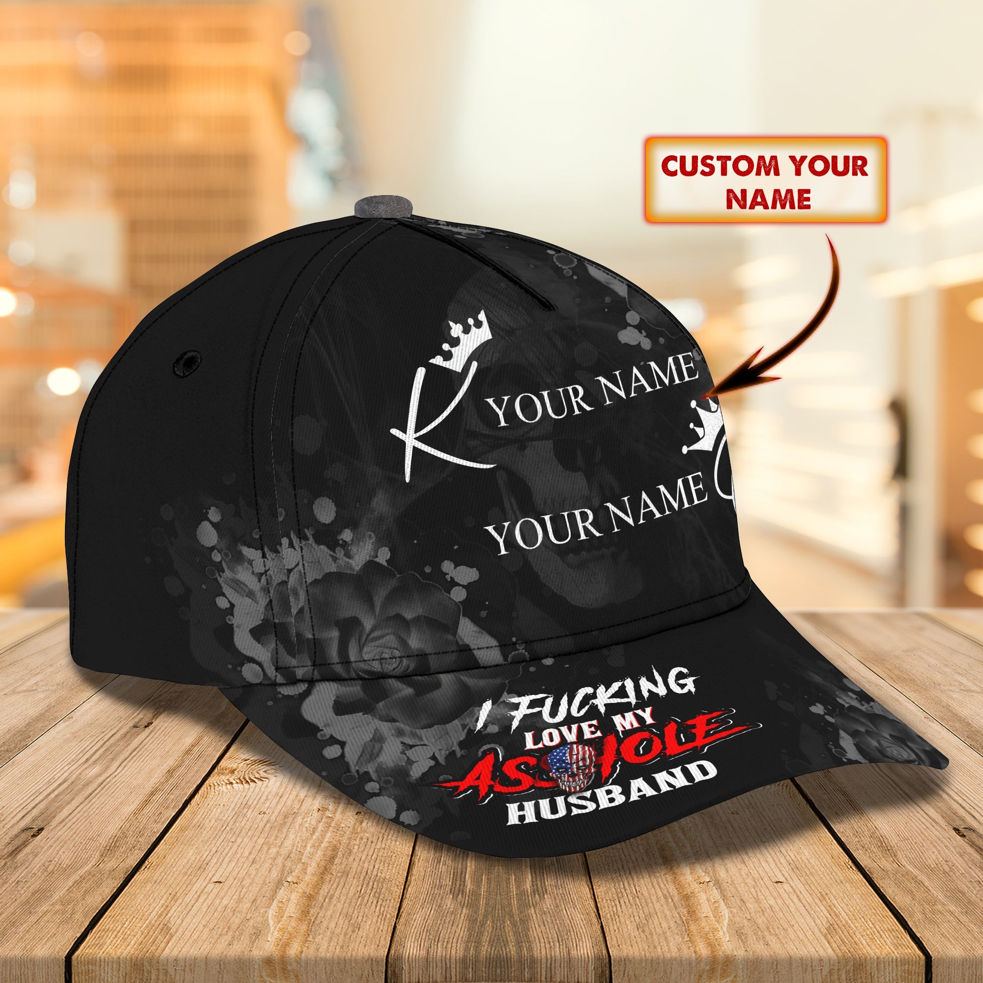 Custom Classic Cap - Personalized Name Cap - Perfect For Gifting Trucker Hats Custom Hats Gifts For Men & Women