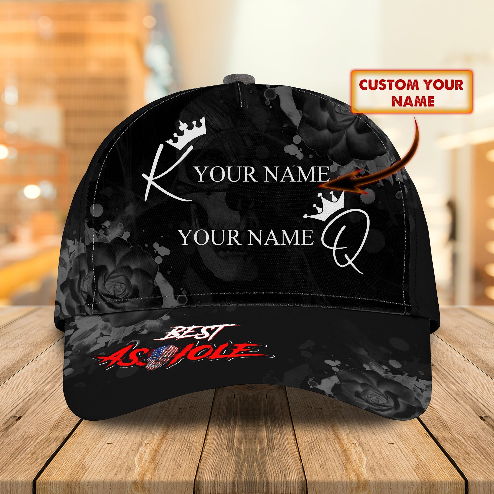 Custom Classic Cap - Personalized Name  Cap - Perfect Gift Trucker Hats Custom Hats Gifts For Men & Women