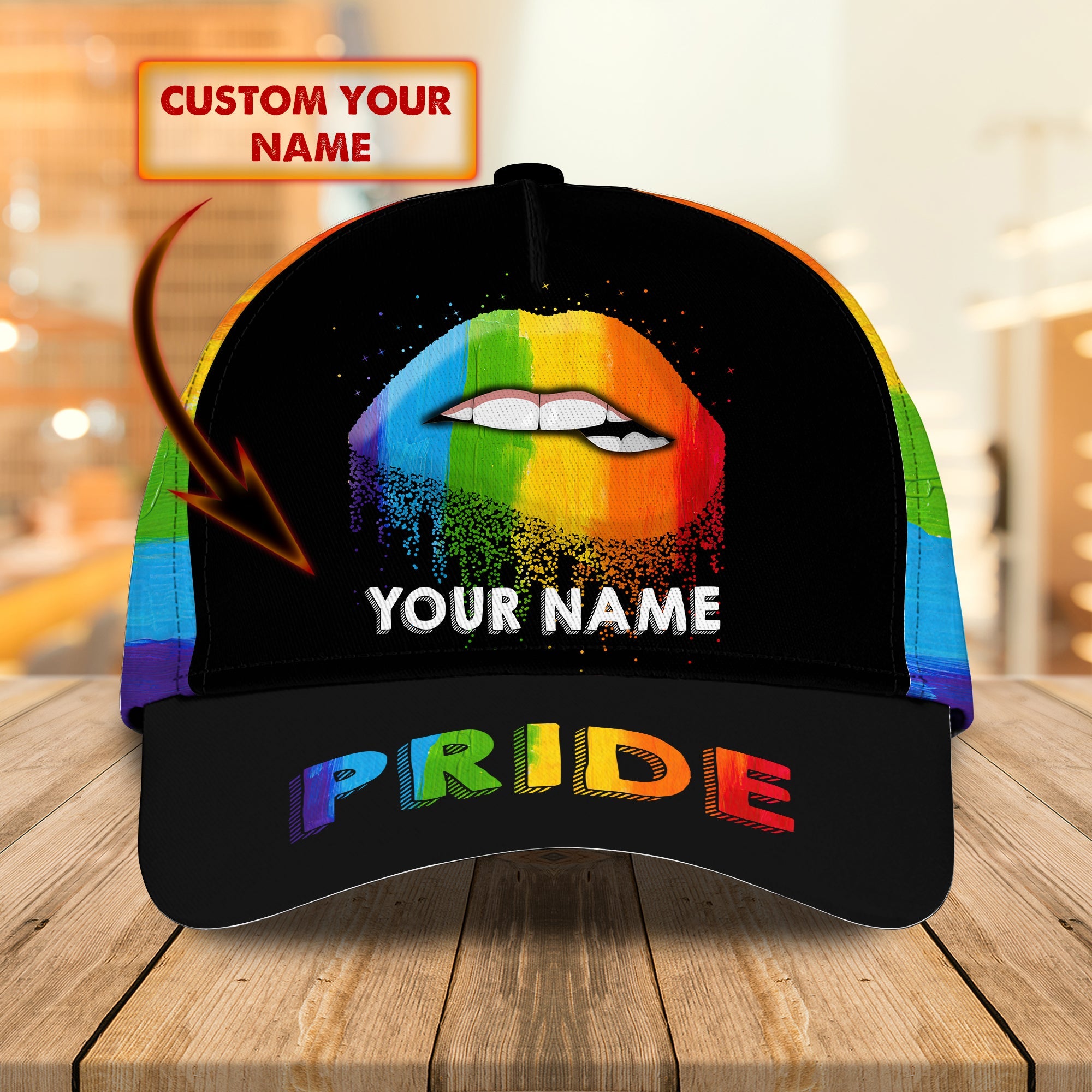 Custom Classic Cap - Personalized Name  - Cpd Trucker Hats Custom Hats Gifts For Men & Women