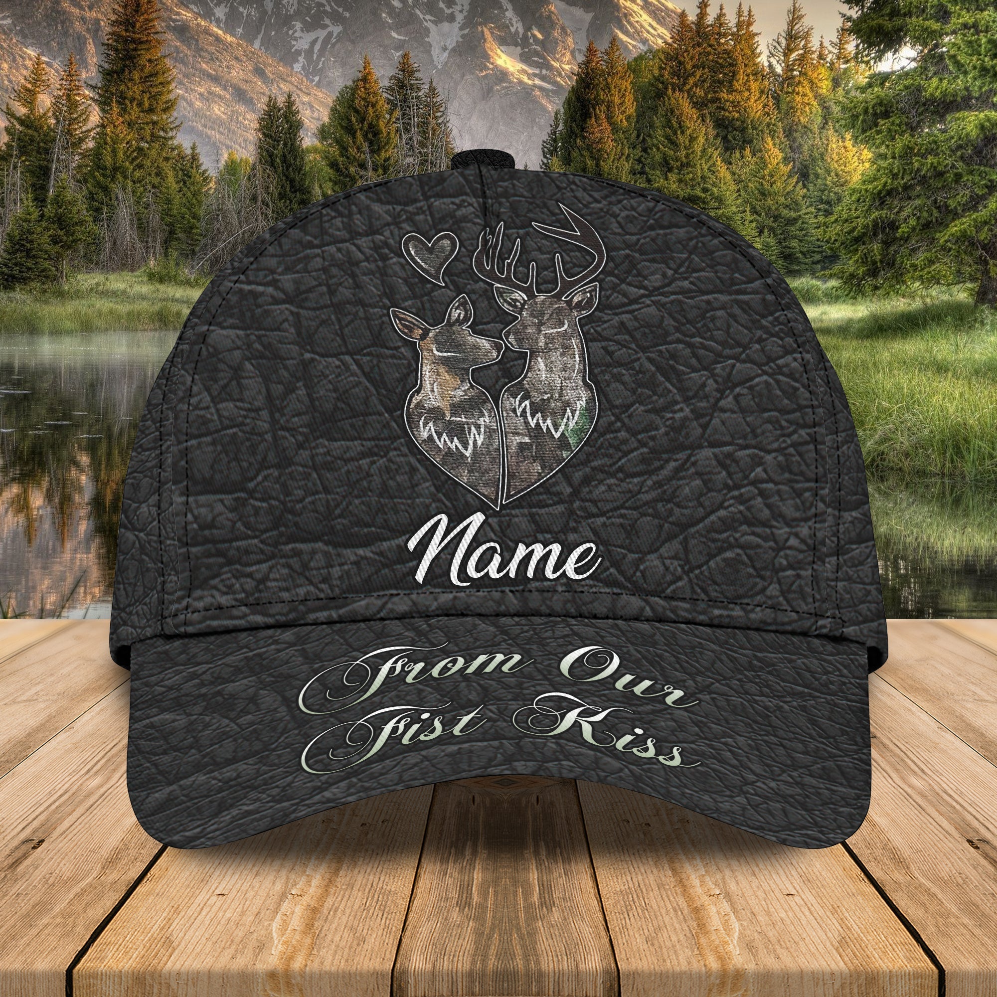 Custom Classic Cap - Personalized Name - Deer Trucker Hats Custom Hats Gifts For Men & Women