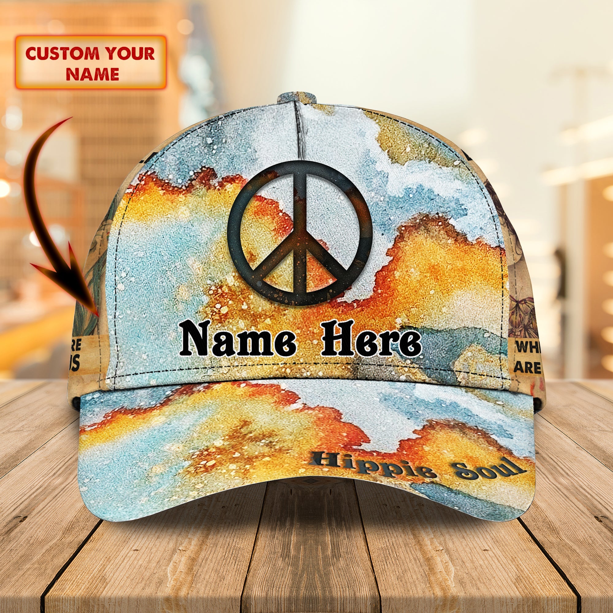 Custom Classic Cap - Personalized Name  Hat Trucker Hats Custom Hats Gifts For Men & Women