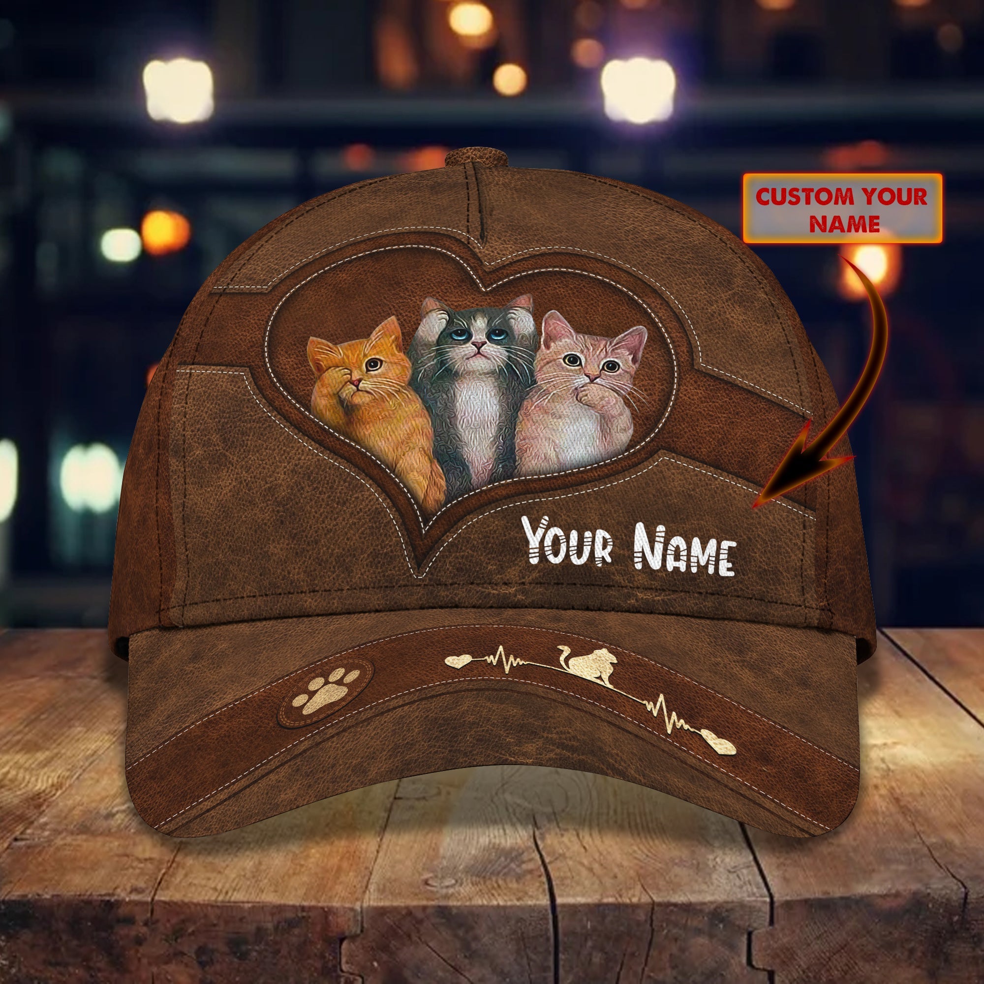 Custom Classic Cap - Personalized Name  Hat Trucker Hats Custom Hats Gifts For Men & Women