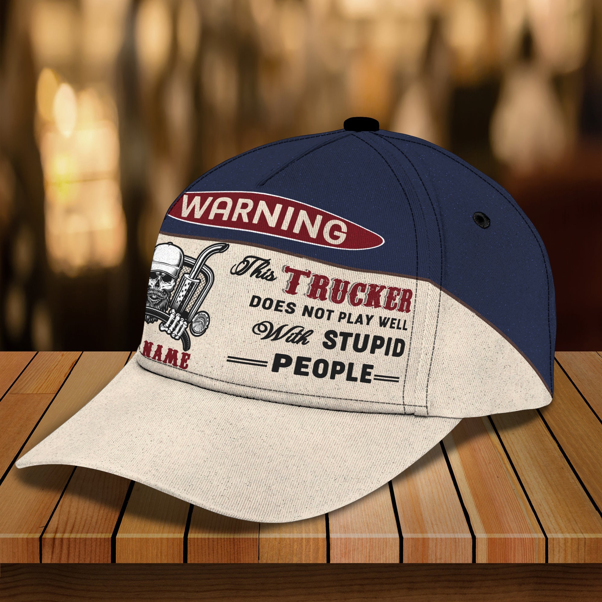 Custom Classic Cap - Personalized Name  Hat Trucker Hats Custom Hats Gifts For Men & Women