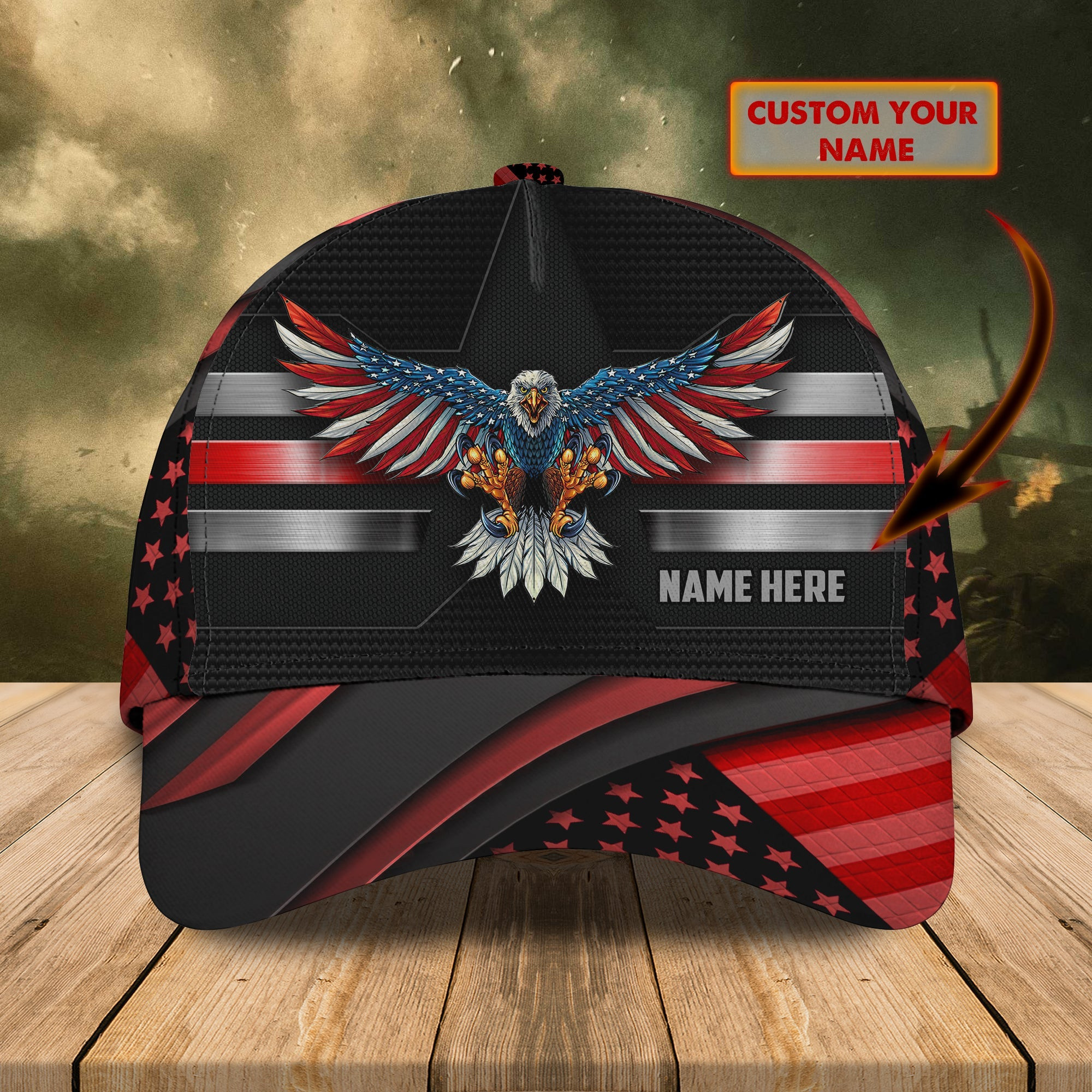 Custom Classic Cap - Personalized Name  - Urt Trucker Hats Custom Hats Gifts For Men & Women
