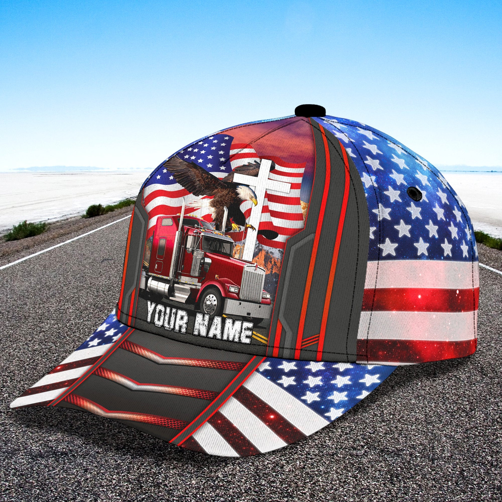 Custom Classic Cap - Personalized Name  - Urt Trucker Hats Custom Hats Gifts For Men & Women