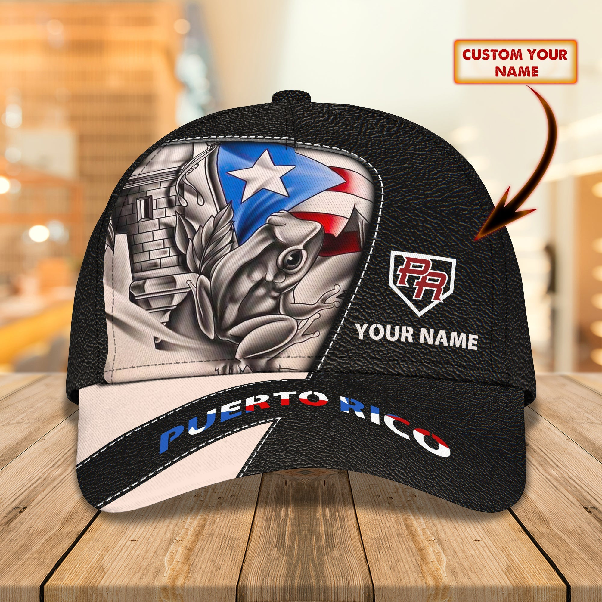 Custom Classic Cap - Personalized Puerto Rico Name Cap Trucker Hats Custom Hats Gifts For Men & Women
