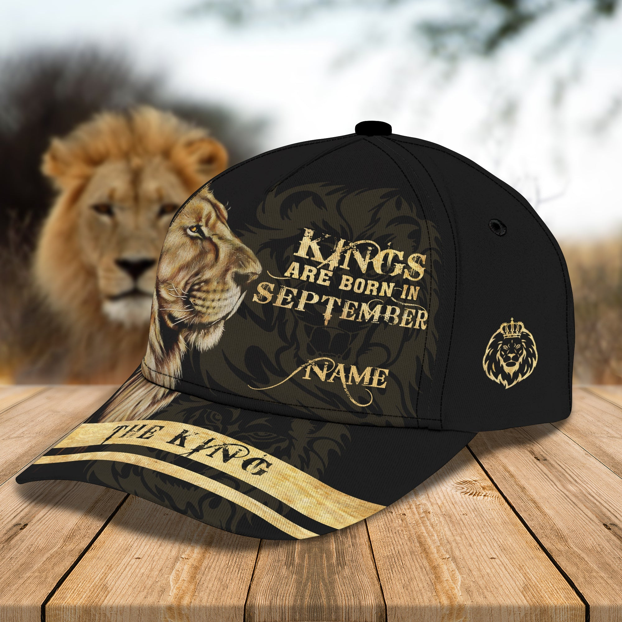 Custom Classic Cap - Personalized September Birthstone Cap Trucker Hats Custom Hats Gifts For Men & Women