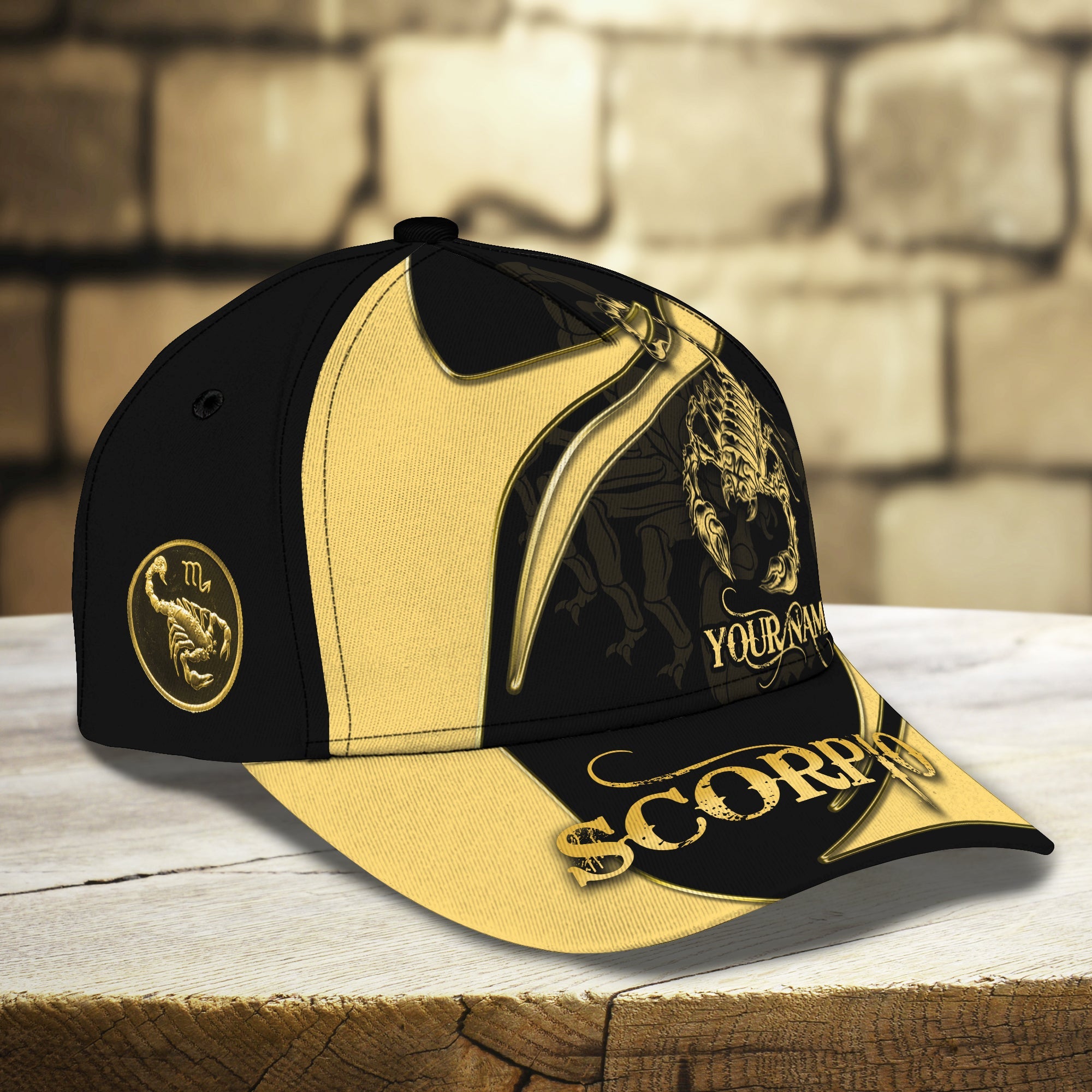 Custom Classic Cap Scorpio Zodiac Cap - Personalized Name Cap Trucker Hats Custom Hats Gifts For Men & Women