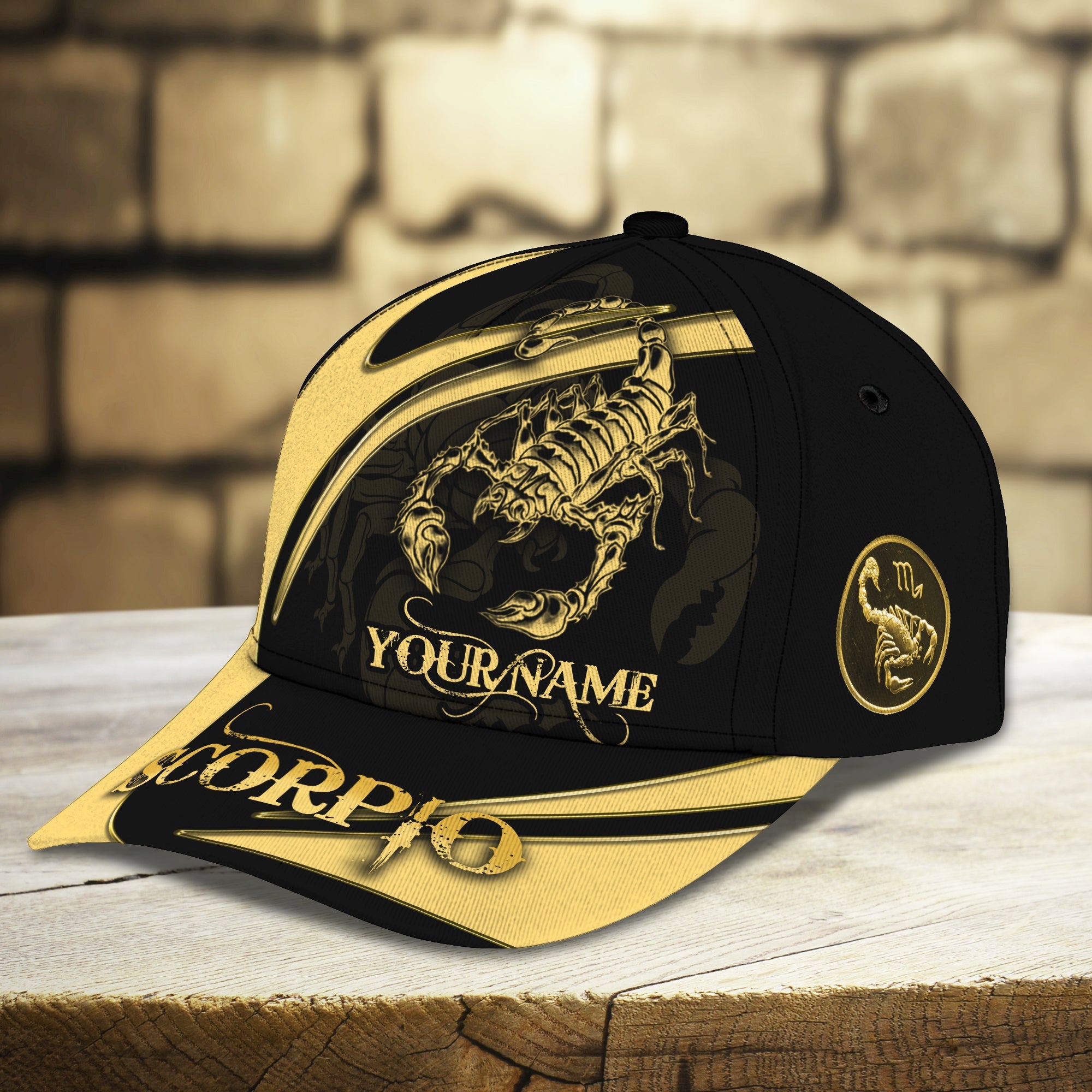 Custom Classic Cap Scorpio Zodiac Cap - Personalized Name Cap Trucker Hats Custom Hats Gifts For Men & Women