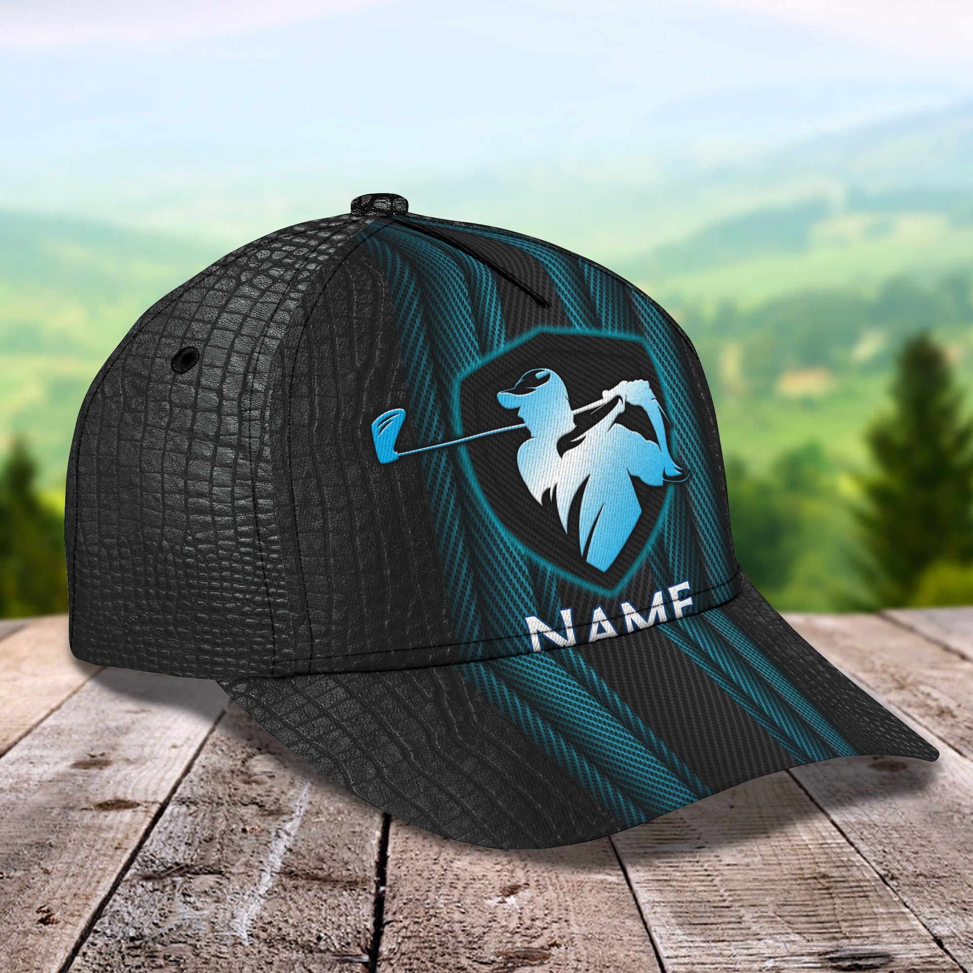 Custom Classic Golf Cap - Personalized Name Trucker Hats Custom Hats Gifts For Men & Women