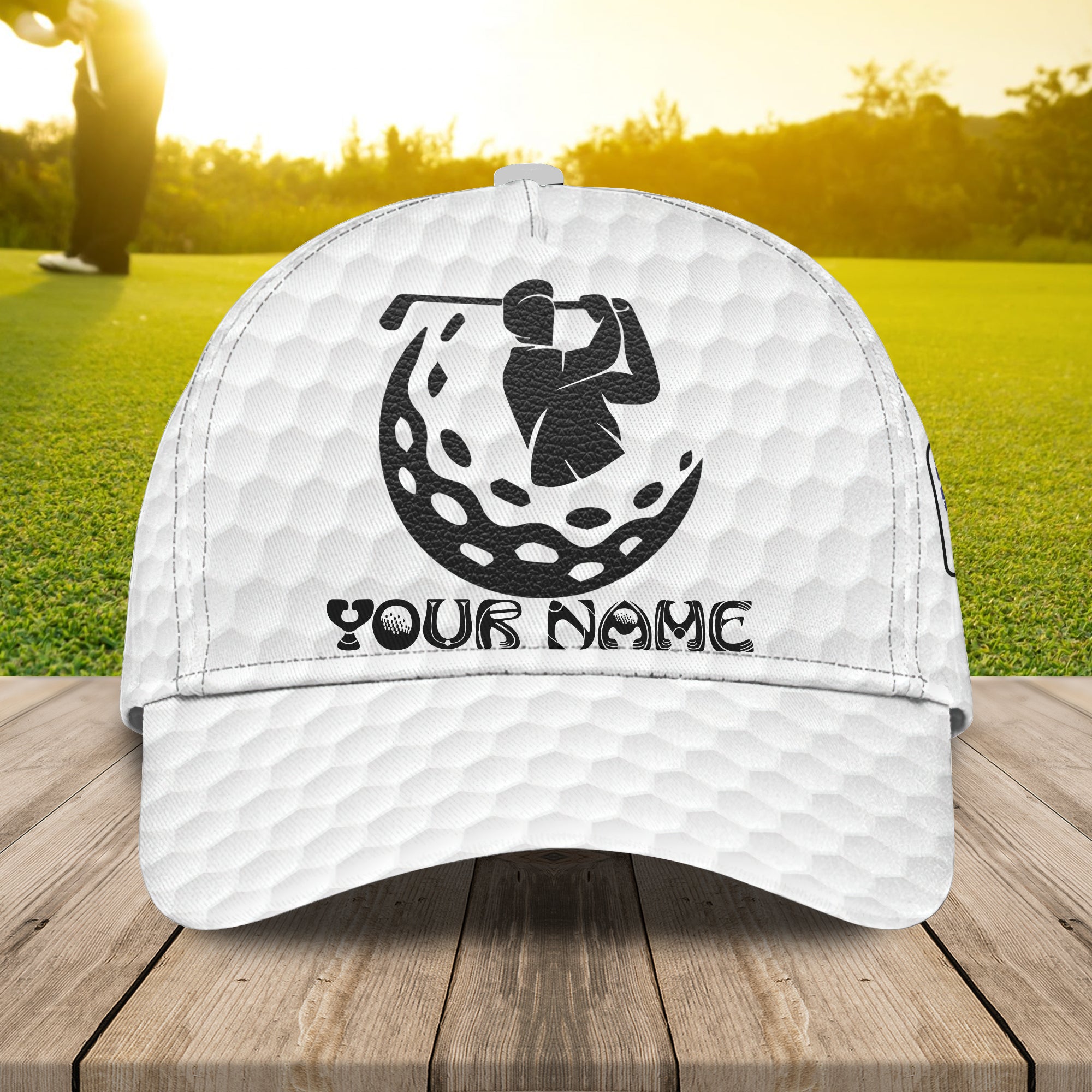 Custom Classic Golf Cap - Personalized Name Trucker Hats Custom Hats Gifts For Men & Women