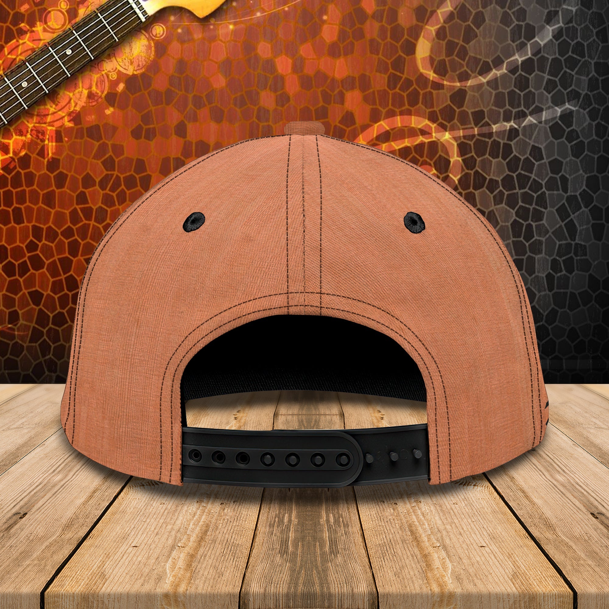 Custom Classic Guitar Name Cap - Personalized Gift Trucker Hats Custom Hats Gifts For Men & Women