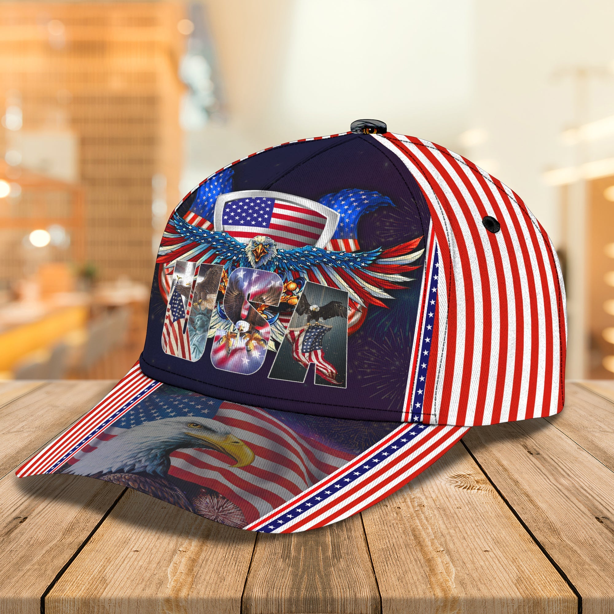 Custom Classic Independence Day Cap Trucker Hats Custom Hats Gifts For Men & Women