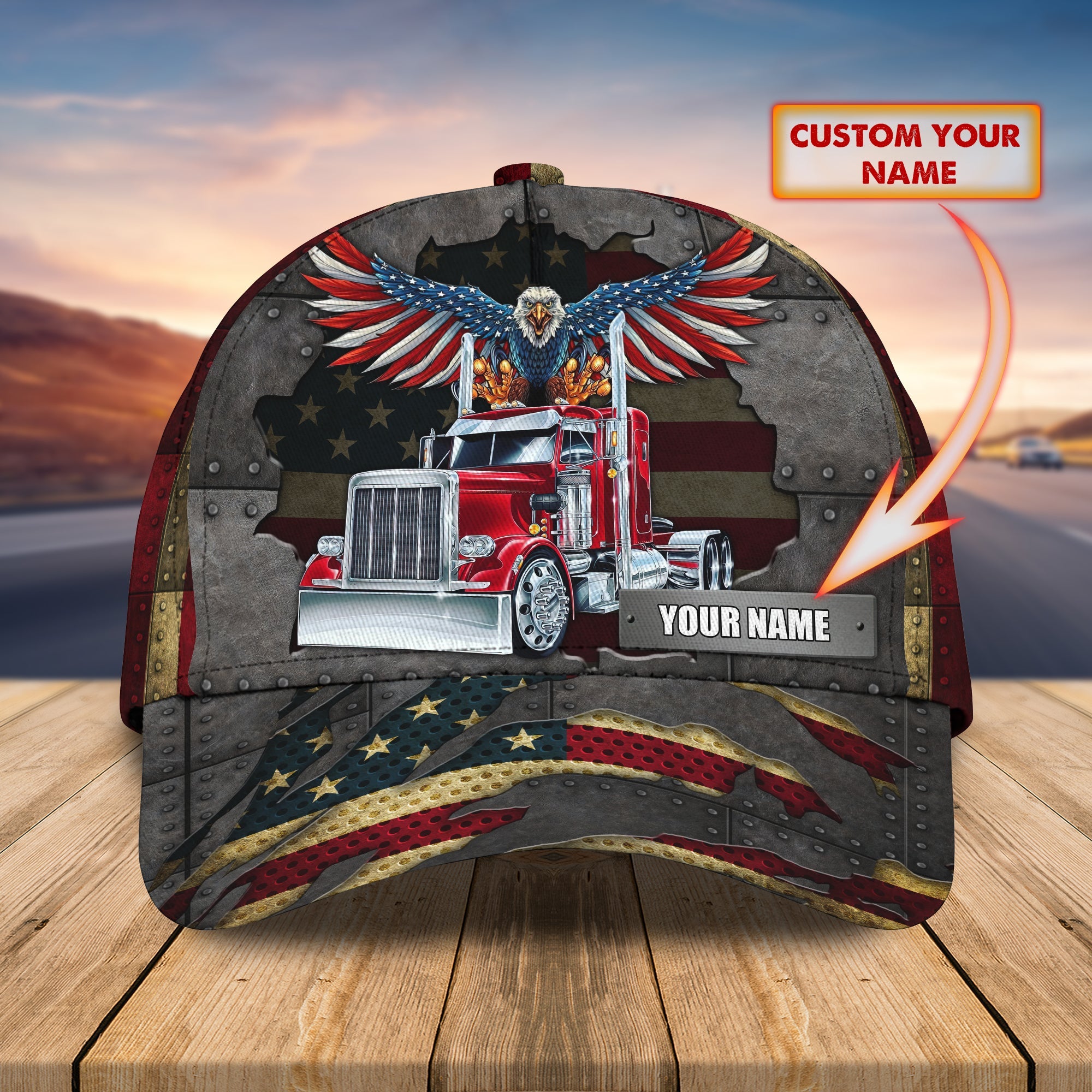 Custom Classic Personalized Name Cap Trucker Hats Custom Hats Gifts For Men & Women