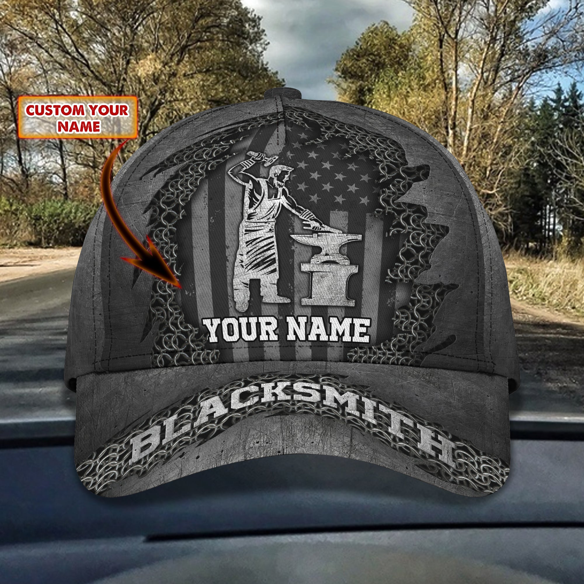 Custom Classic Personalized Name Cap Trucker Hats Custom Hats Gifts For Men & Women