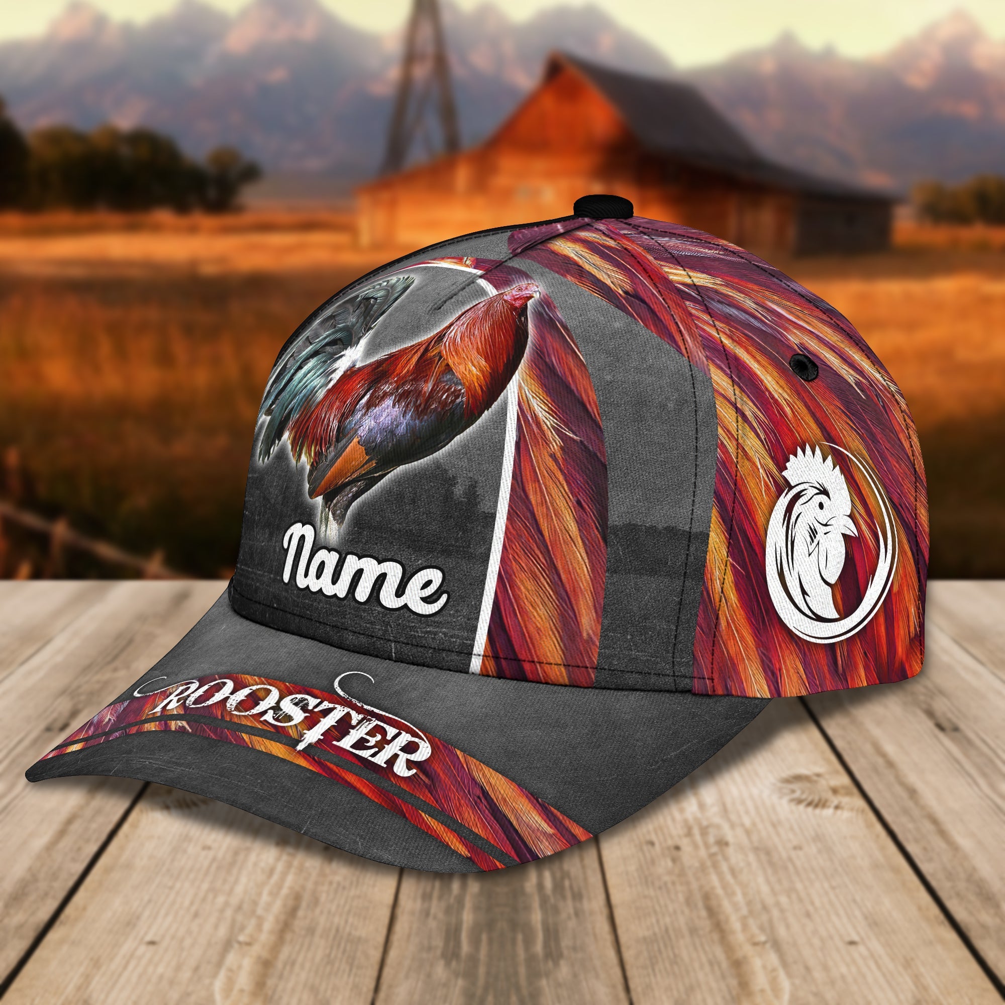 Custom Classic Personalized Rooster Cap Trucker Hats Custom Hats Gifts For Men & Women