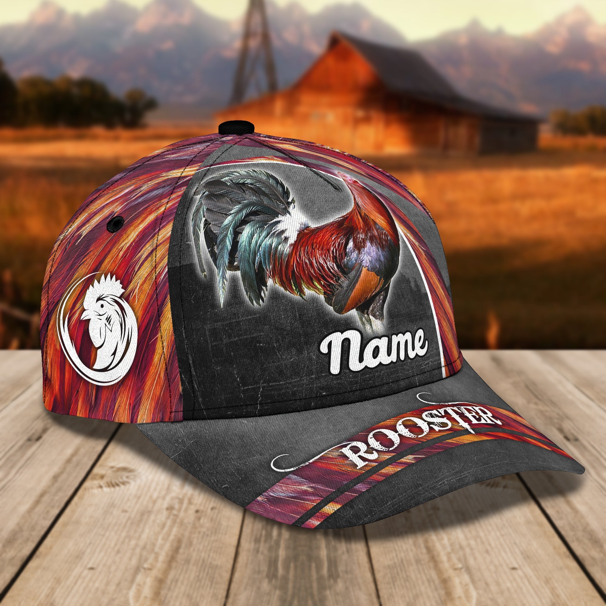 Custom Classic Personalized Rooster Cap Trucker Hats Custom Hats Gifts For Men & Women