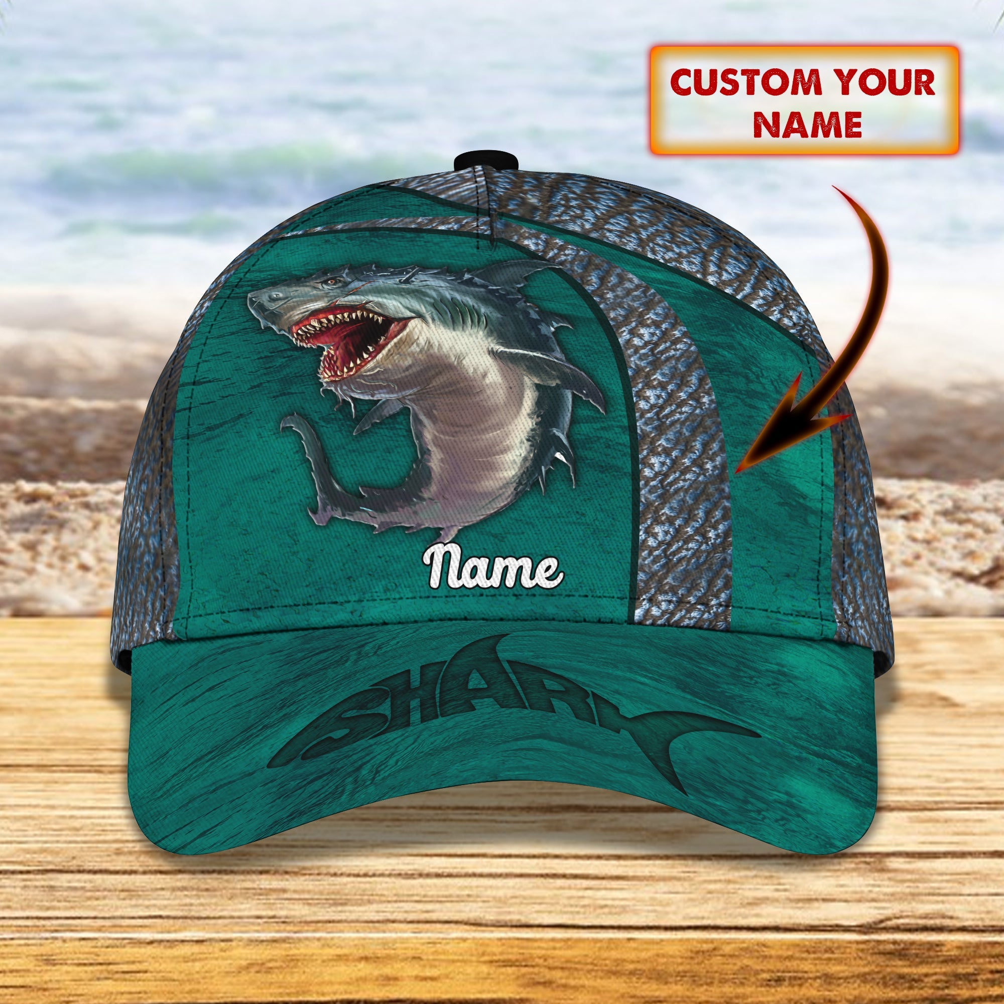 Custom Classic Personalized Shark Cap Trucker Hats Custom Hats Gifts For Men & Women