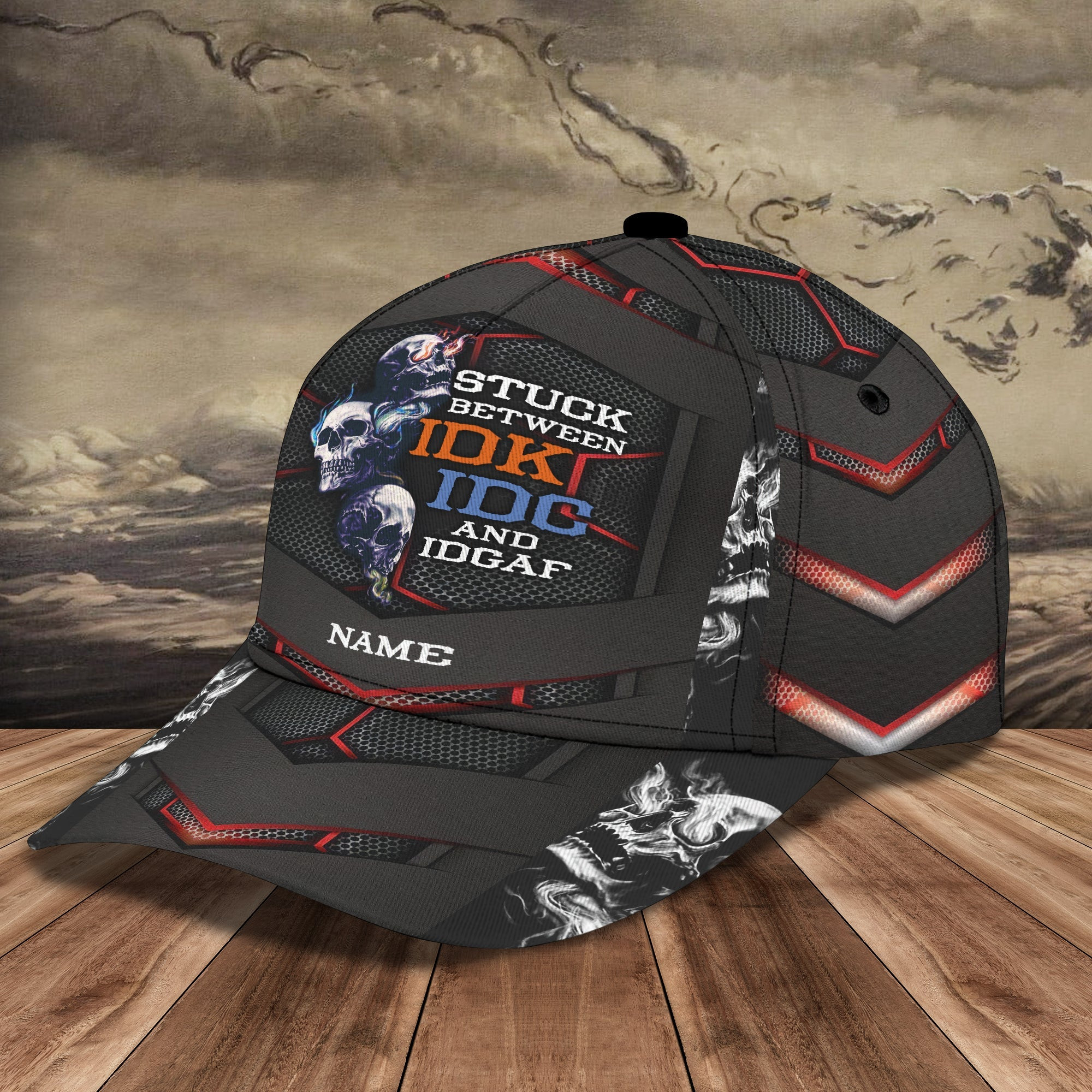 Custom Classic Personalized Skull Cap Trucker Hats Custom Hats Gifts For Men & Women