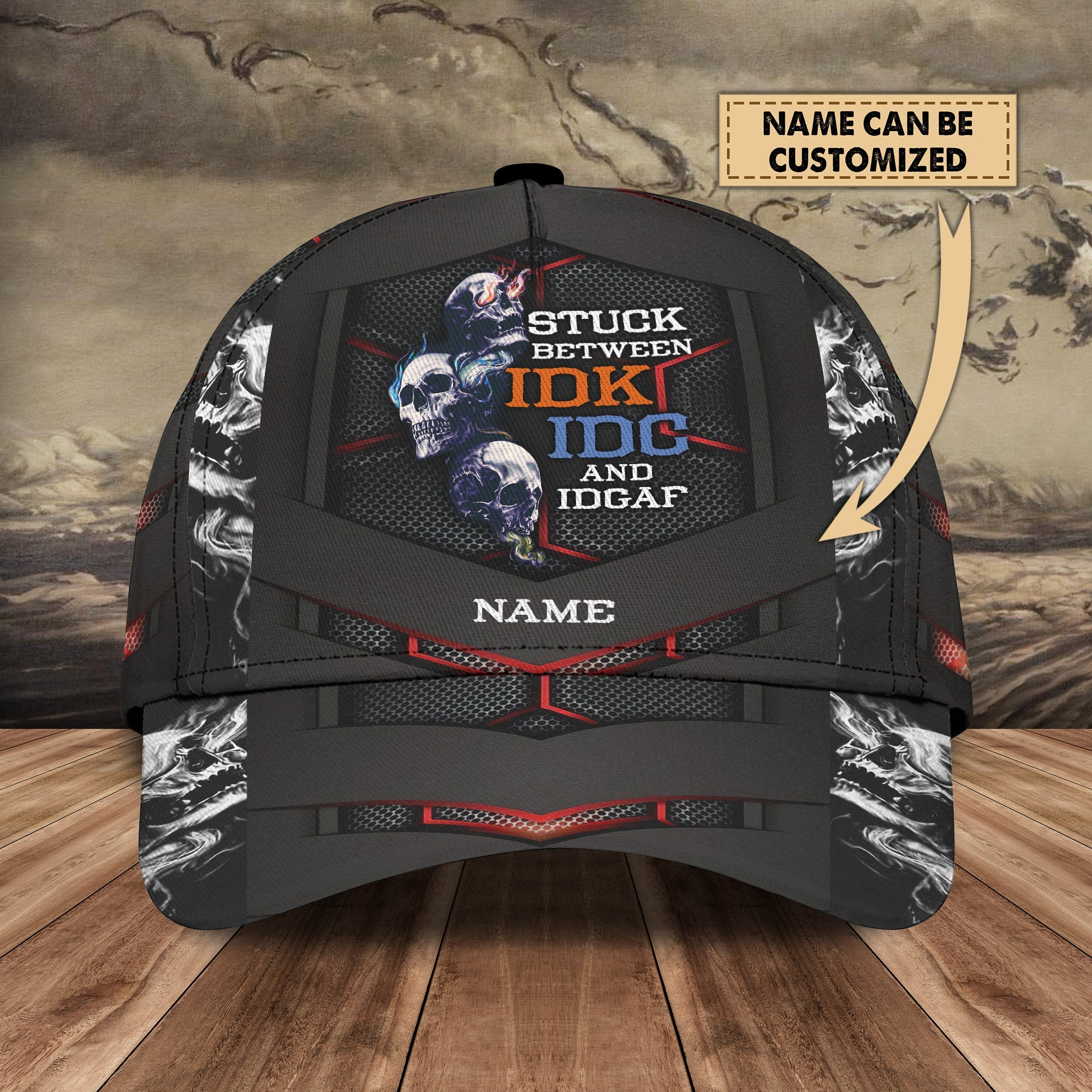 Custom Classic Personalized Skull Cap Trucker Hats Custom Hats Gifts For Men & Women