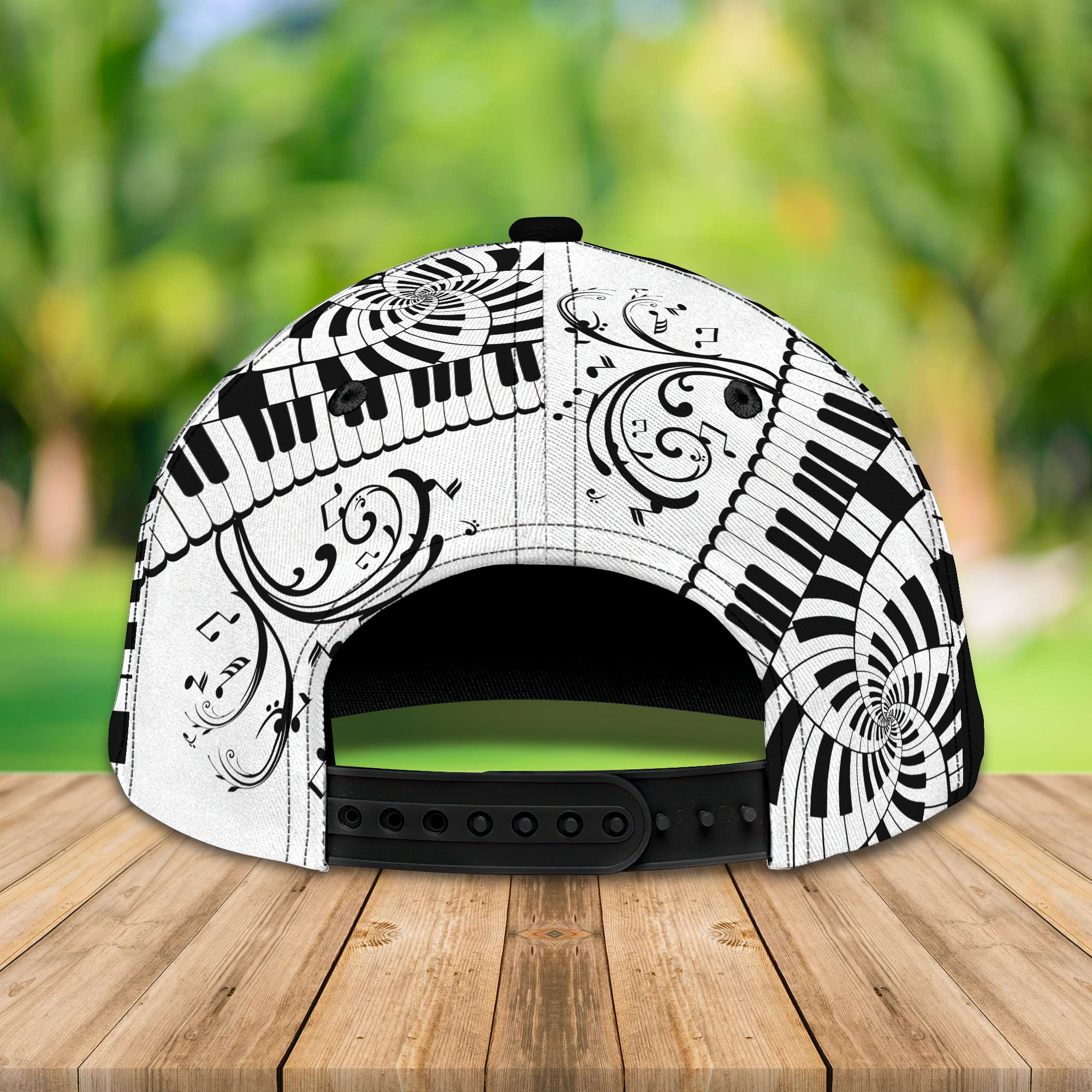 Custom Classic Piano Cap - Personalized Name Option Trucker Hats Custom Hats Gifts For Men & Women