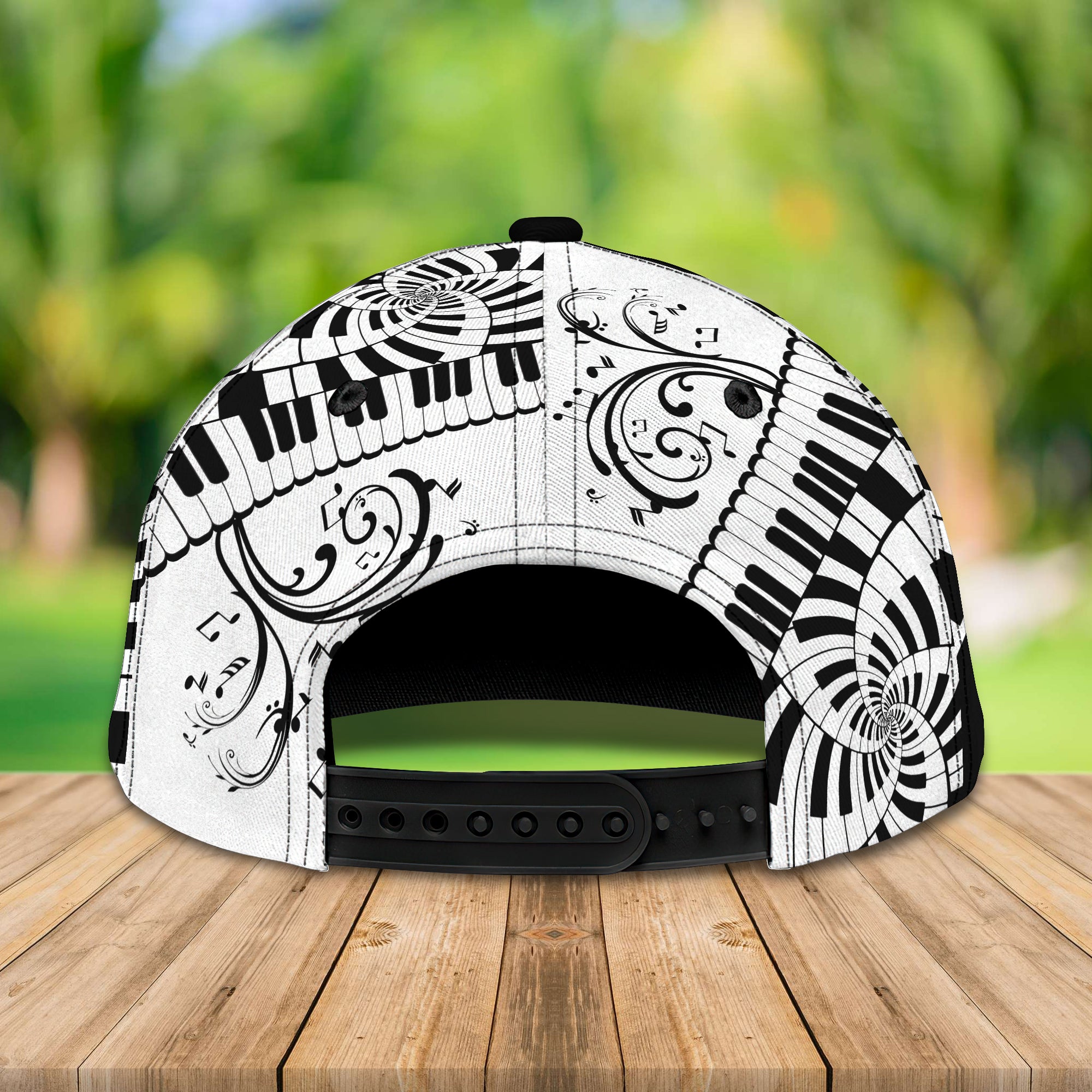 Custom Classic Piano Cap - Personalized Name Option Trucker Hats Custom Hats Gifts For Men & Women