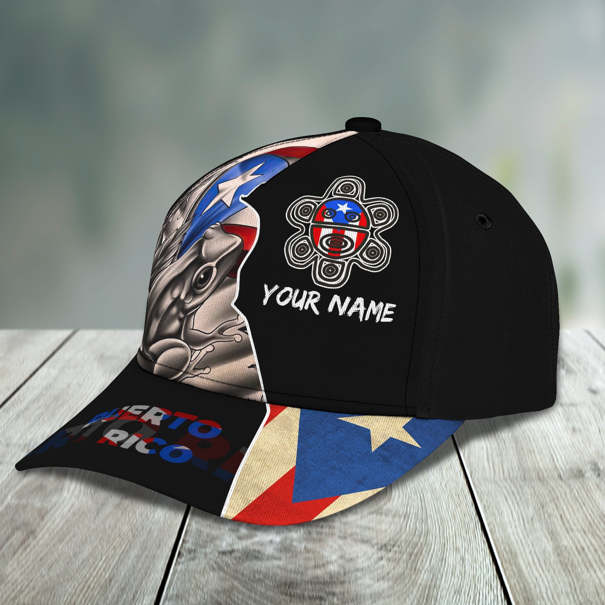 Custom Classic Puerto Rico Name Cap - Personalized Gift Trucker Hats Custom Hats Gifts For Men & Women