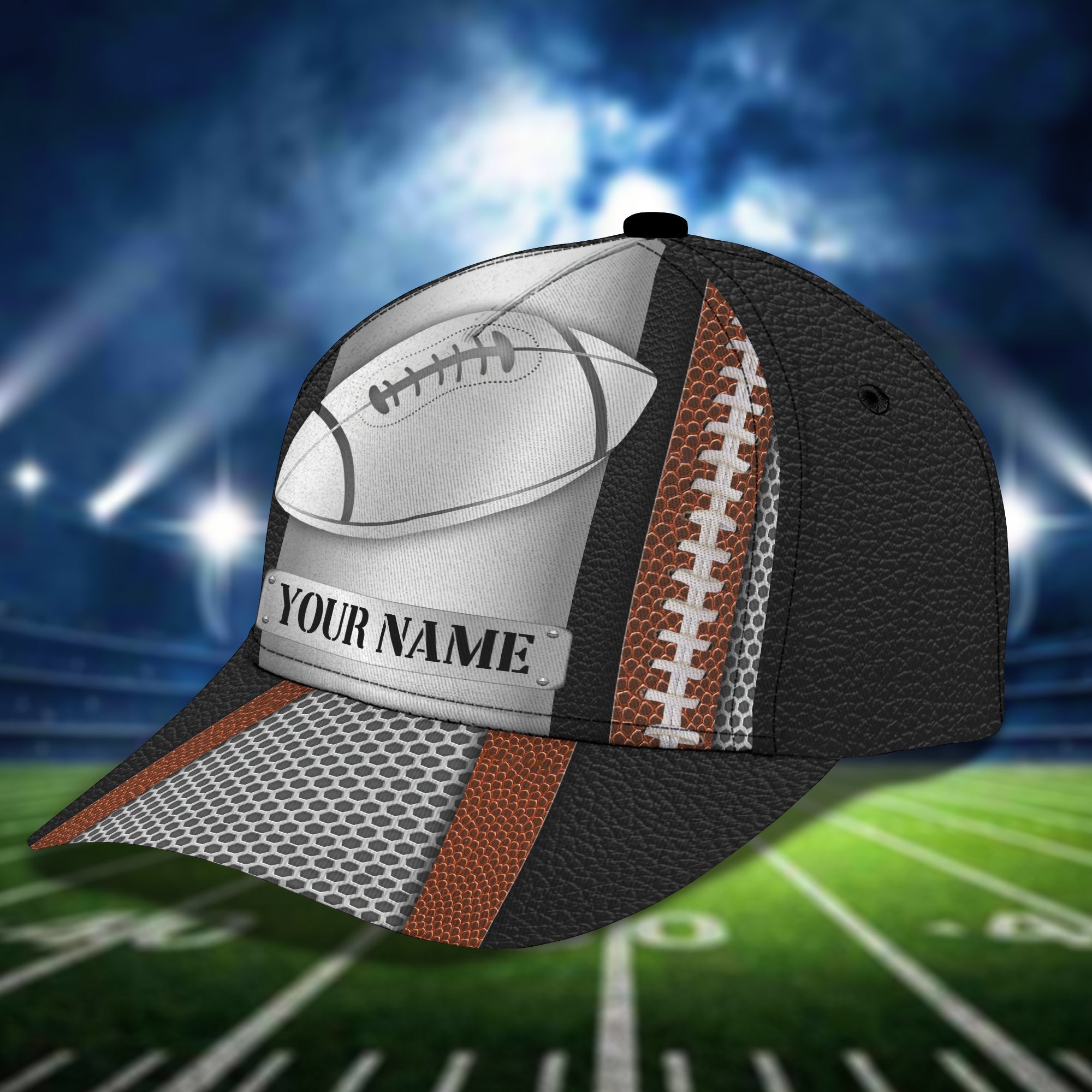 Custom Classic Rugby Ball Cap - Personalized Name - Pt Trucker Hats Custom Hats Gifts For Men & Women